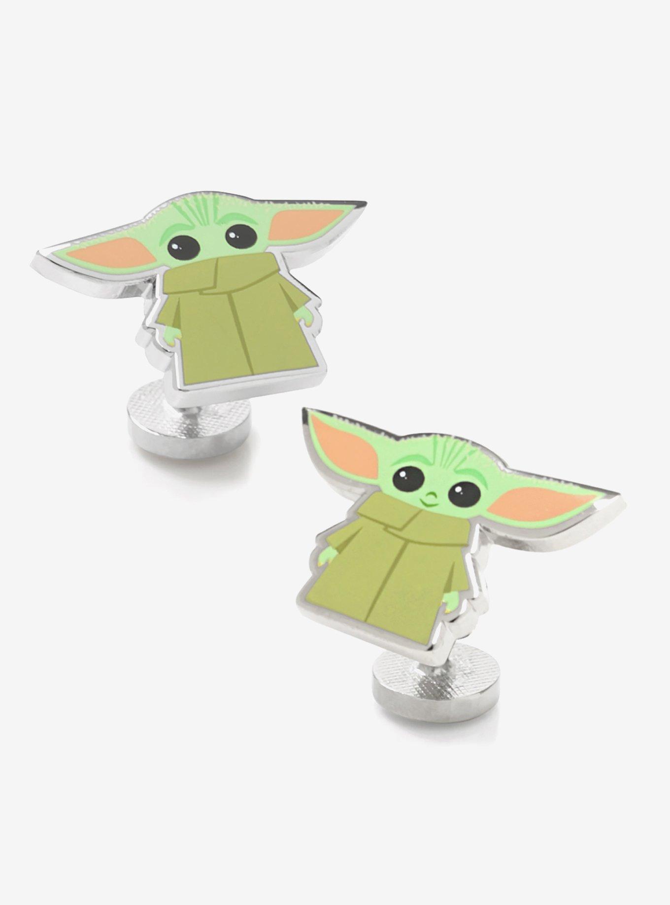 Star Wars Grogu Cufflinks, Tie Bar, and Lapel Pin Gift Set, , hi-res