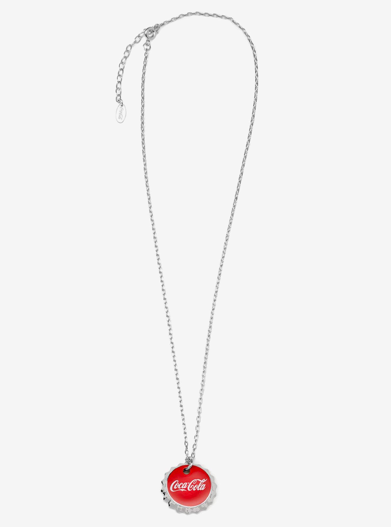 Coca-Cola Red Bottle Cap Necklace, , alternate
