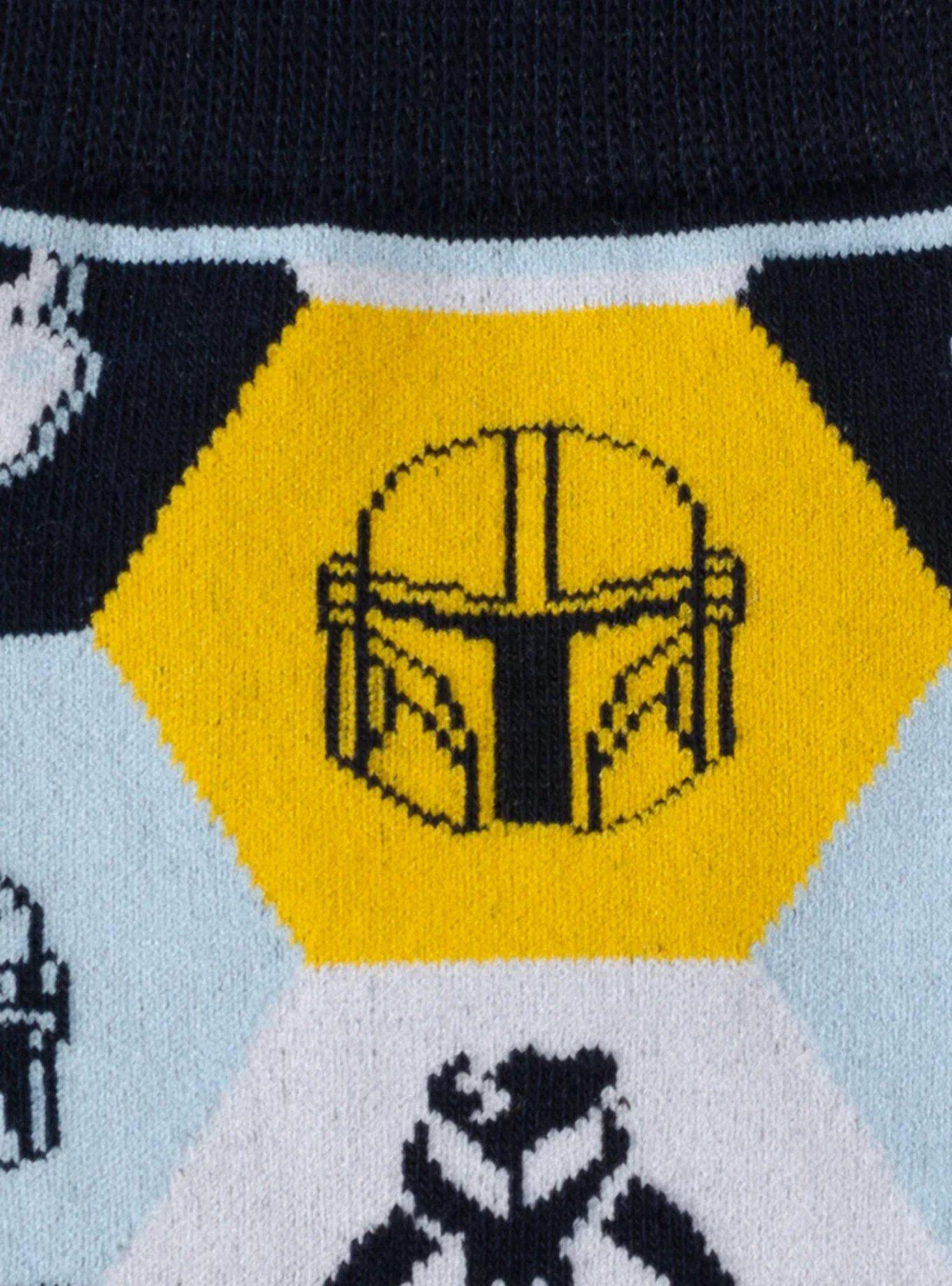 Star Wars Mandalorian and Mythosaur Dress Socks and Lapel Pin Gift Set, , alternate