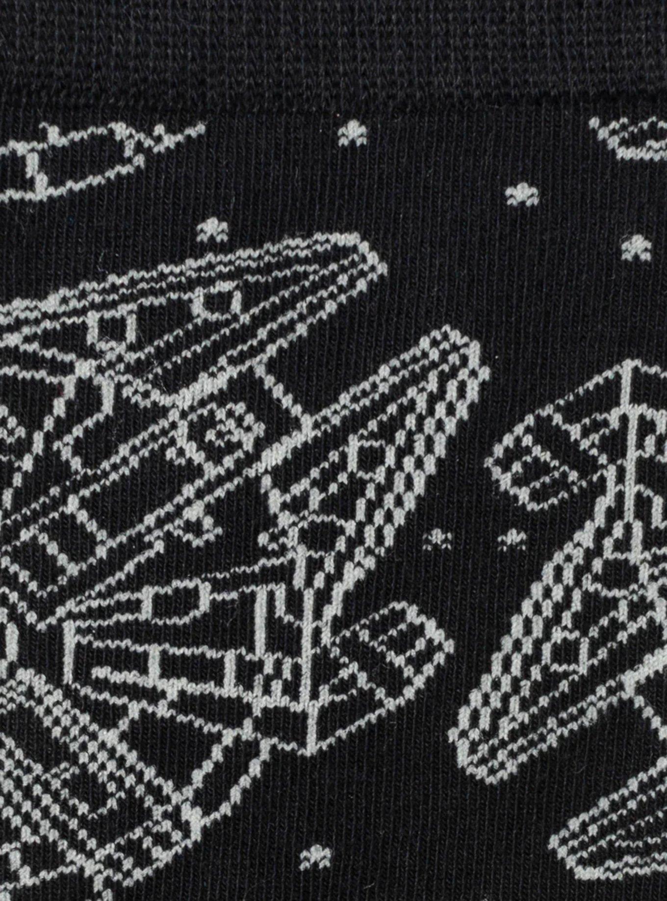 Star Wars Millennium Falcon Black Dress Socks and Lapel Pin Gift Set, , hi-res