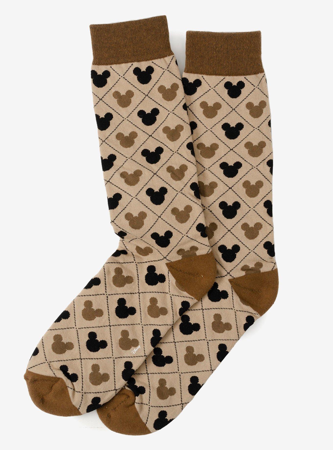 Disney Mickey Mouse Silhouette Sock and Bracelet Gift Set, , alternate