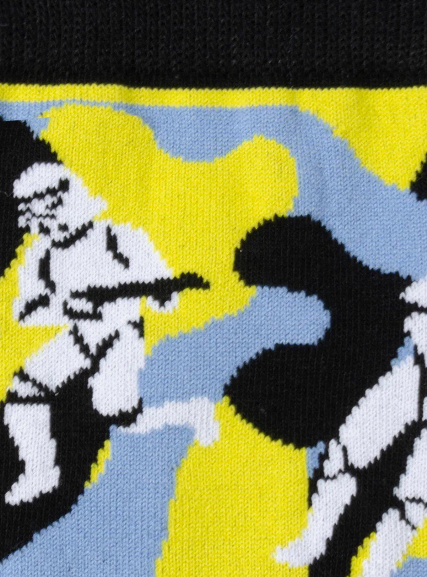 Star Wars Stormtrooper Yellow Camo Dress Socks and Lapel Pin Gift Set, , alternate