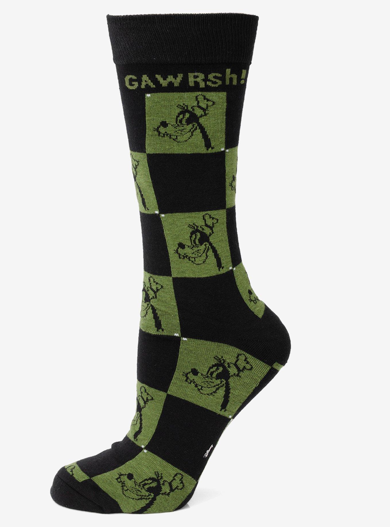 Disney Goofy Check Socks and Mickey Mouse Blue Lapel Pin Gift Set, , hi-res