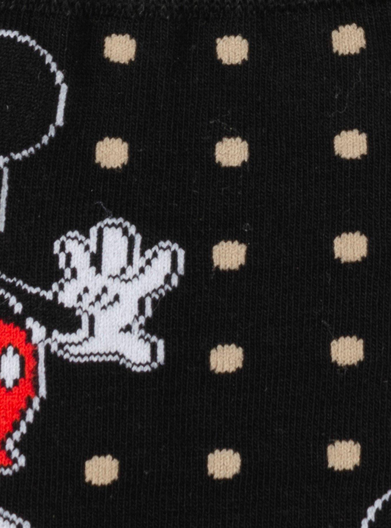 Disney Mickey Mouse Dot Socks and Blue Lapel Pin Gift Set, , alternate