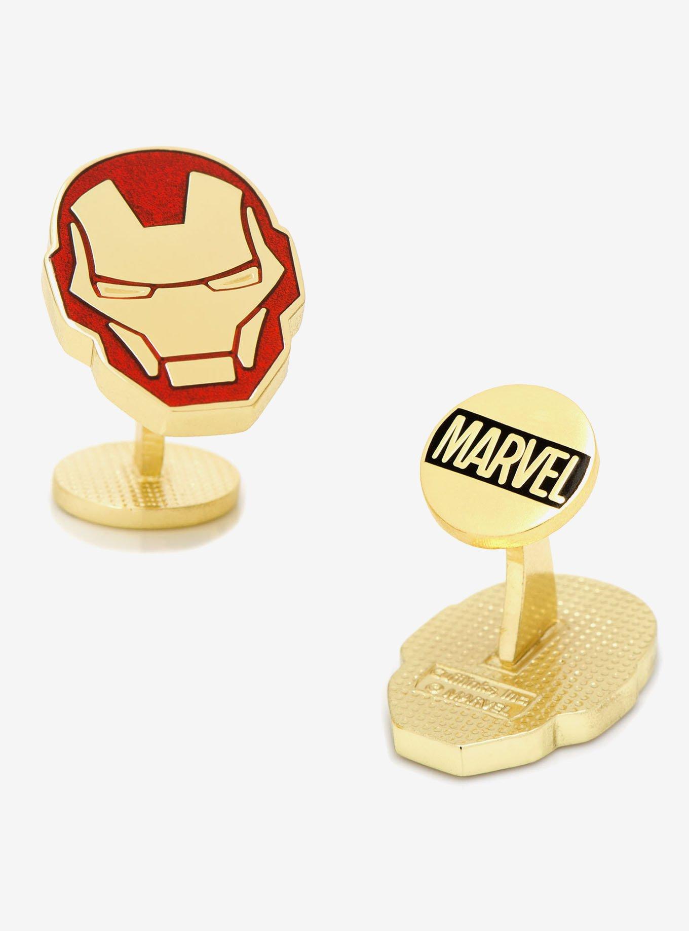 Marvel Iron Man Cufflinks and Tie Bar Gift Set, , hi-res