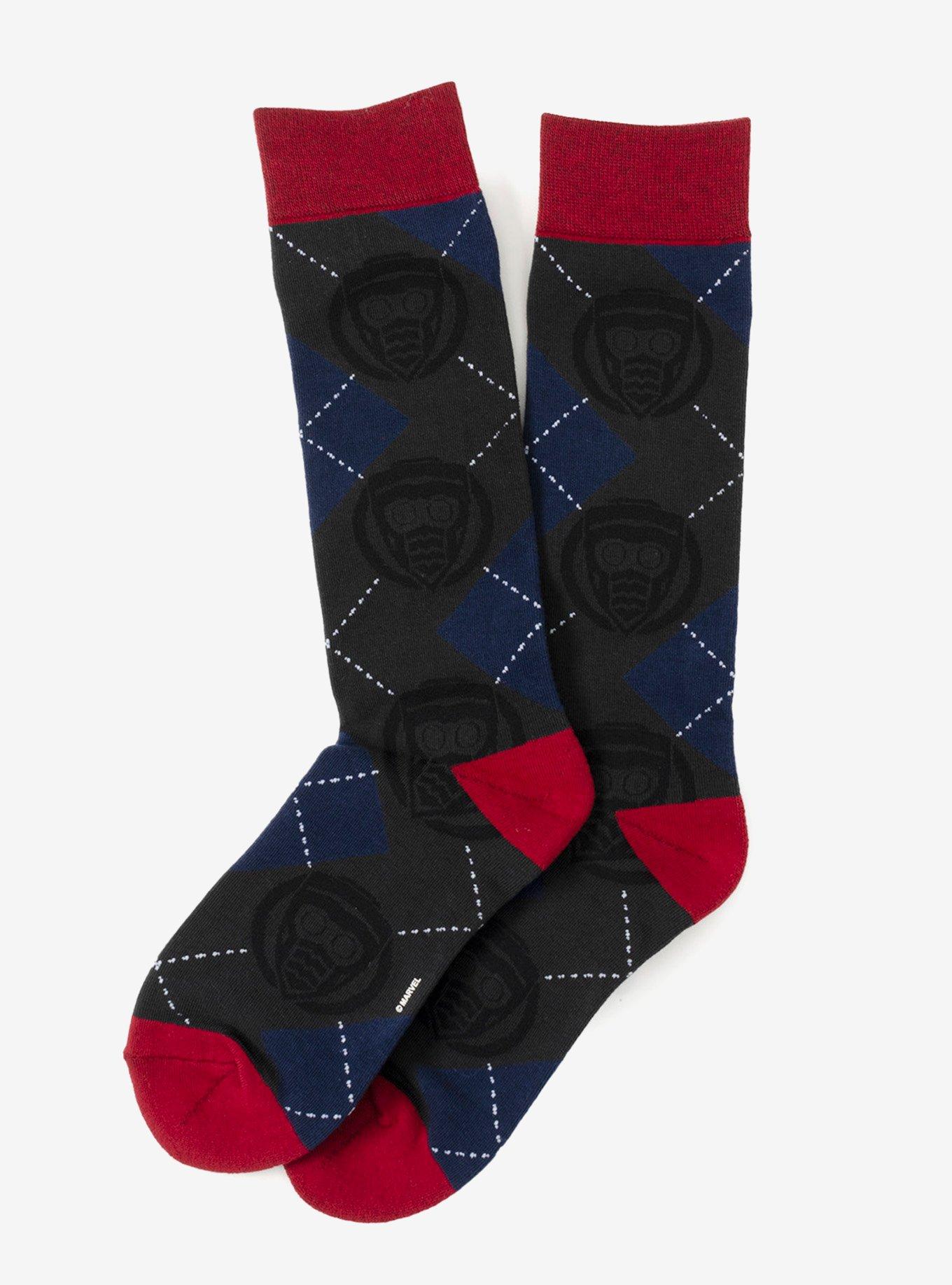 Marvel Guardians of the Galaxy Argyle 3 Sock Pack Gift Set, , alternate