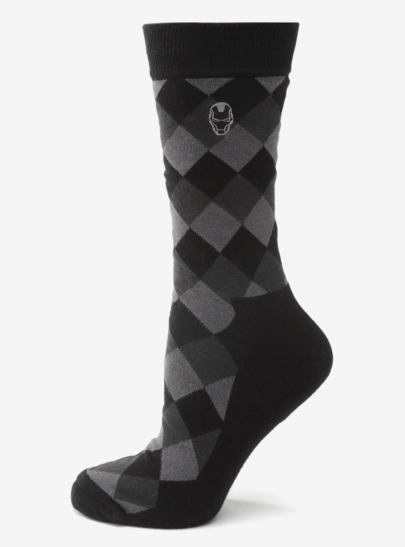 Marvel Iron Man Argyle Black Gift Set, , hi-res