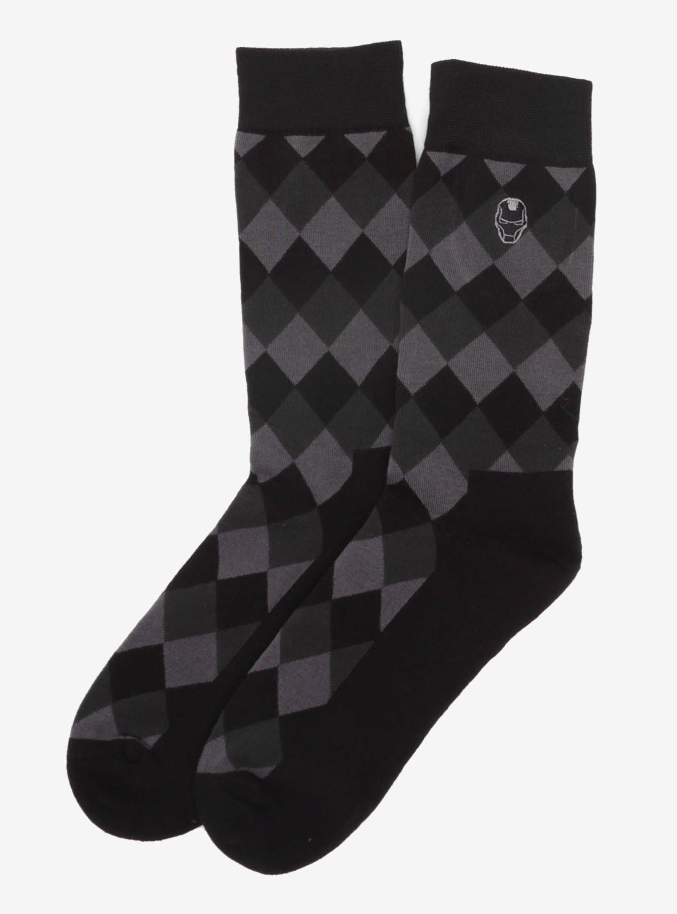 Marvel Argyle 3 Socks Pack and Lapel Pin Gift Set