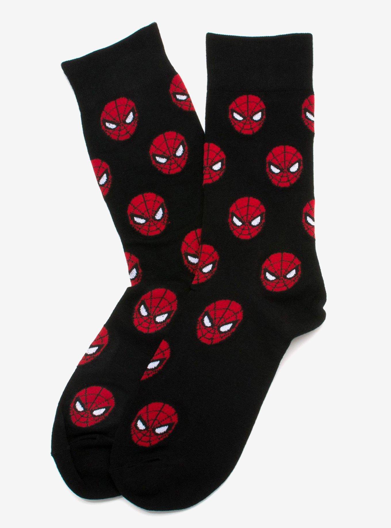 Marvel Spider Man 3 Pack Socks and Lapel Pin Gift Set, , alternate