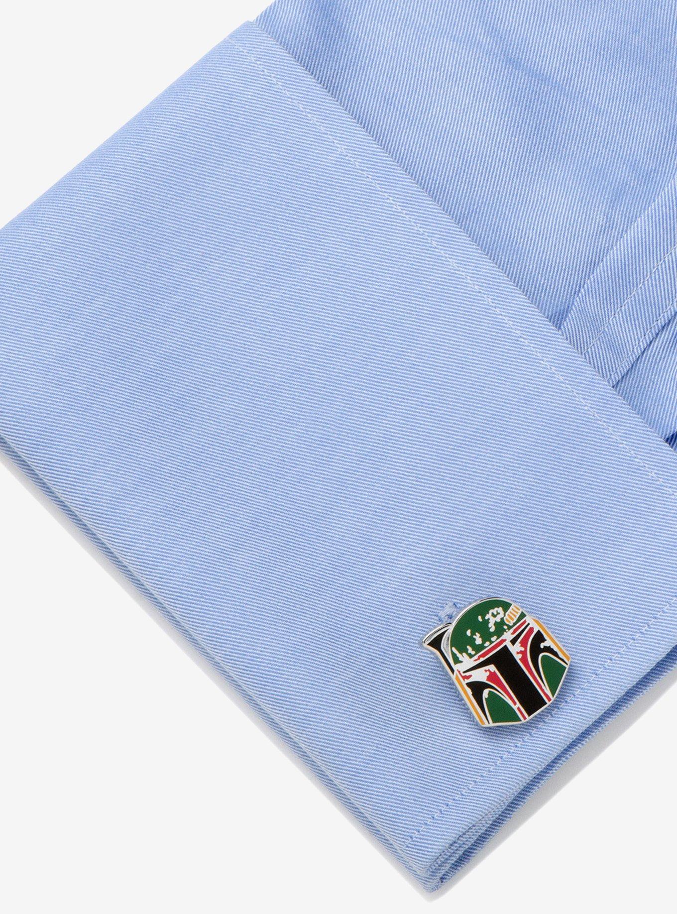 Star Wars Boba Fett Cufflinks and Tie Bar Gift Set, , alternate