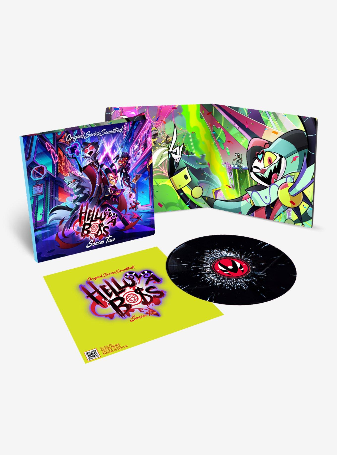 Helluva Boss: Season 2 Original Series Soundtrack (Black Splatter) Vinyl LP Hot Topic Exclusive, , hi-res
