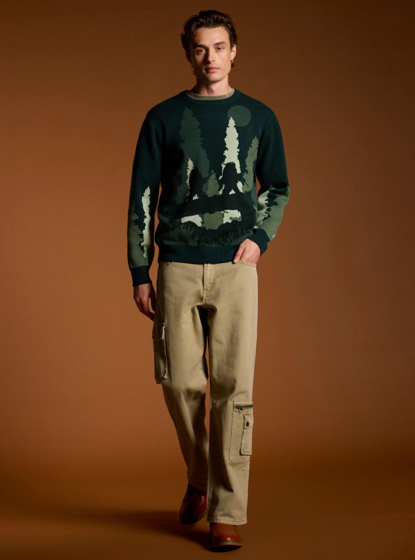 Star Wars Endor Scenic Sweater Our Universe Exclusive, DARK GREEN, alternate - view 3