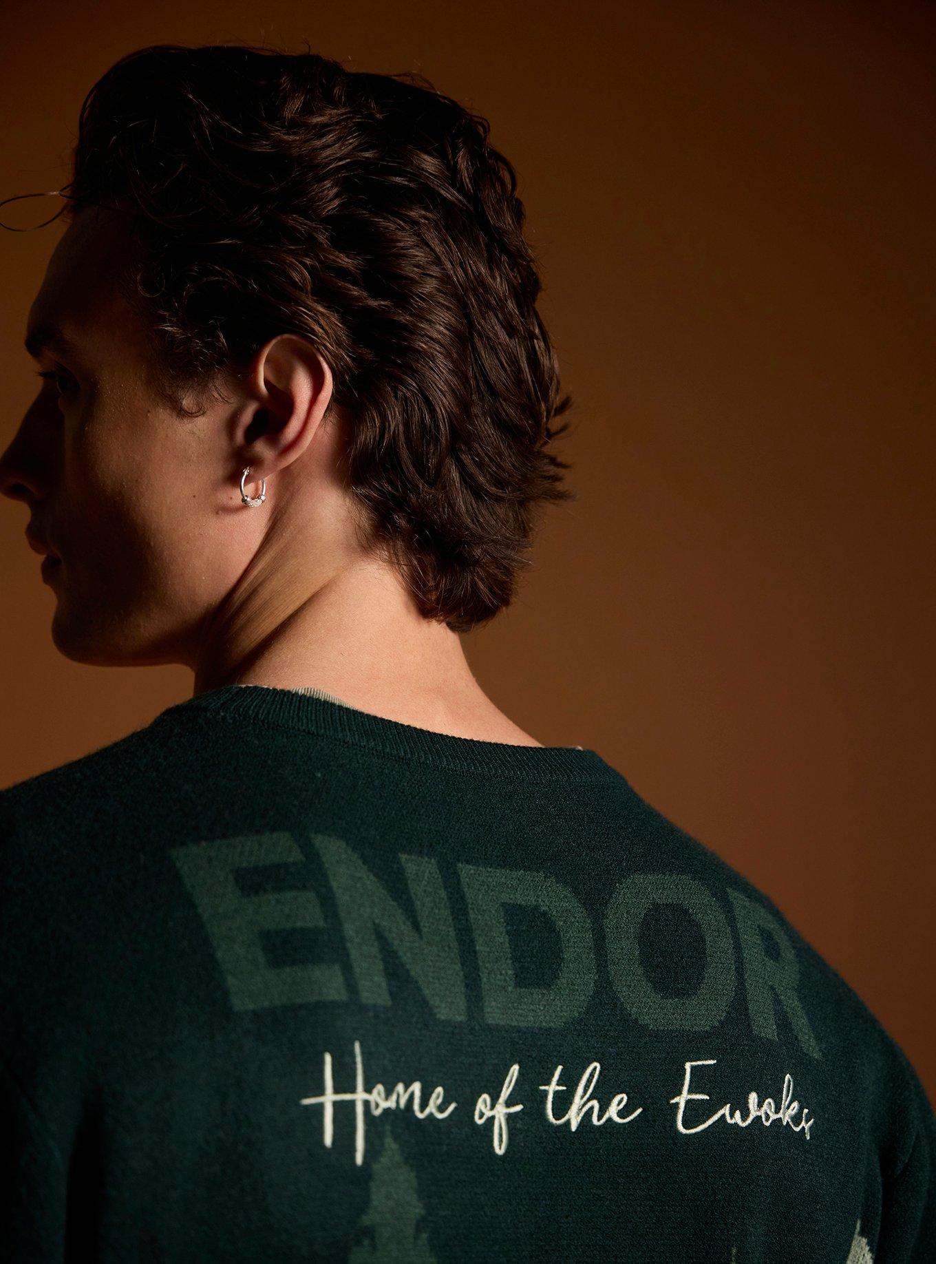 Star Wars Endor Scenic Sweater Our Universe Exclusive, DARK GREEN, alternate - view 4
