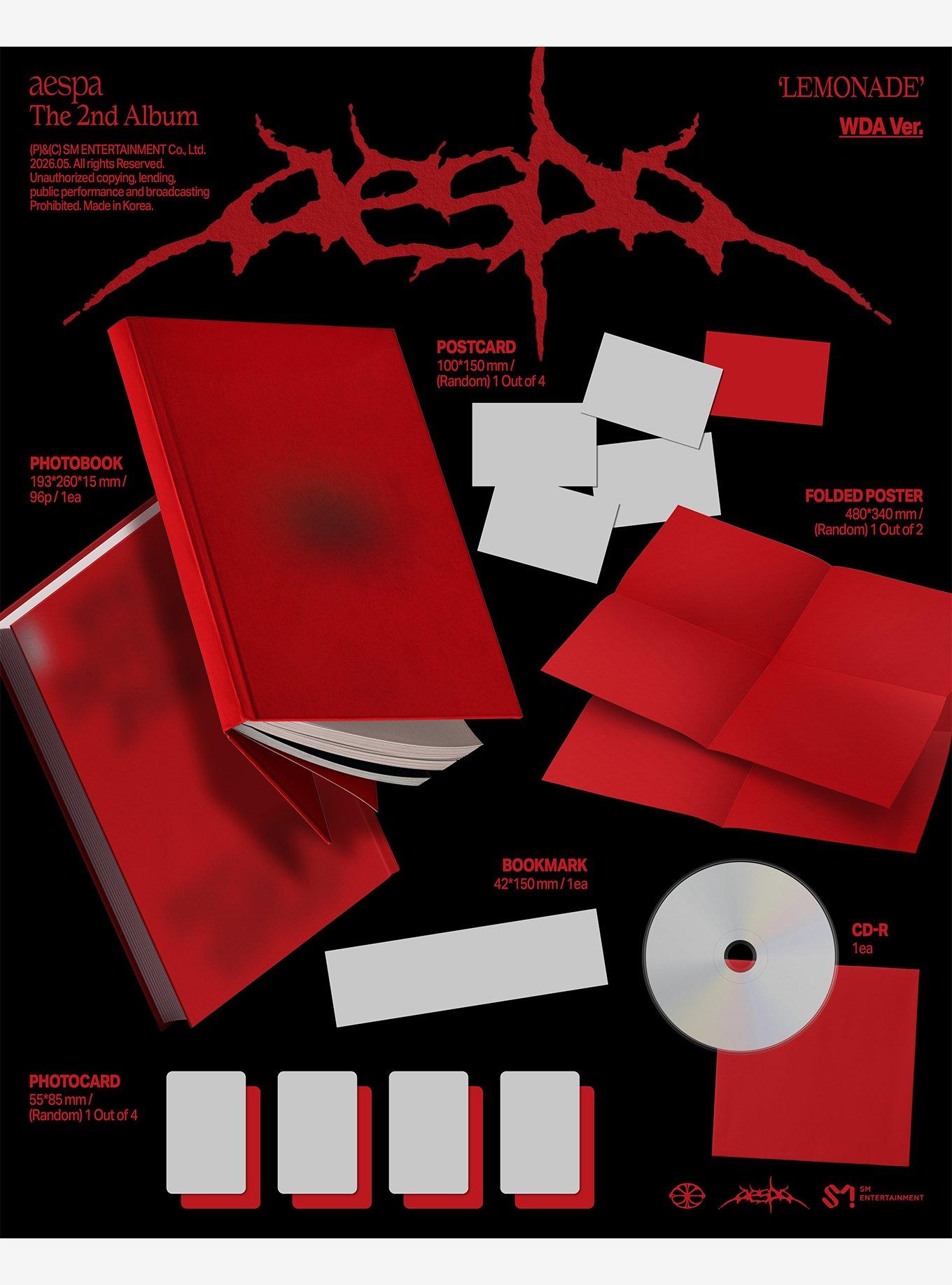 aespa The 2nd Album LEMONADE (WDA Ver.) CD, , hi-res