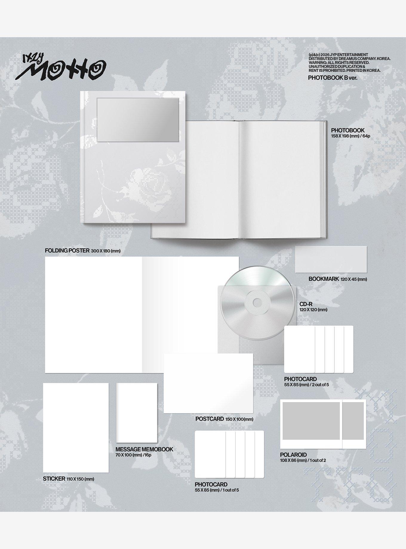 ITZY Motto Mini Album PHOTOBOOK B Version CD, , hi-res