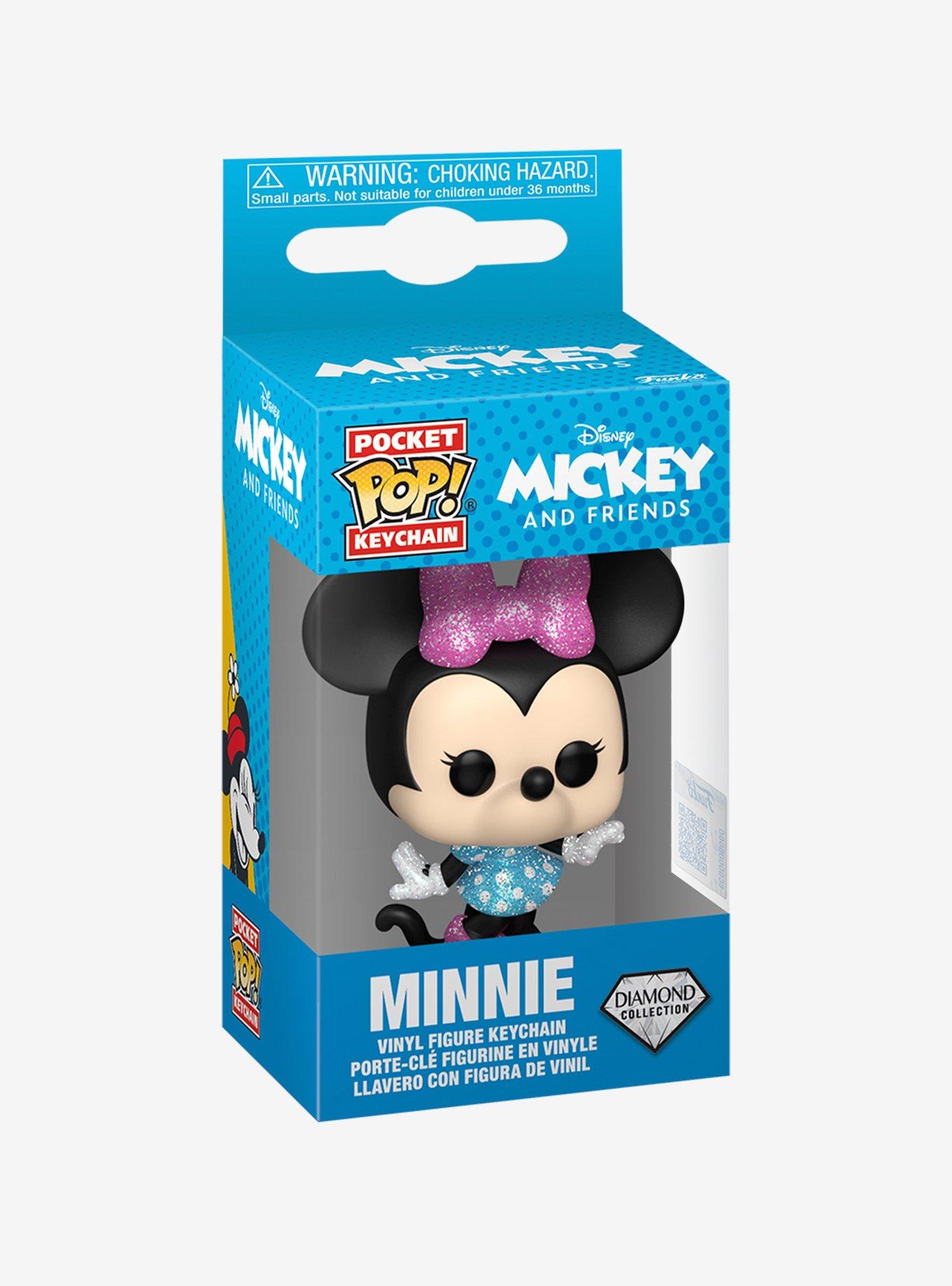 Funko Pocket Pop! Disney Minnie Mouse Diamond Glitter Vinyl Keychain - BoxLunch Exclusive, , alternate - view 2