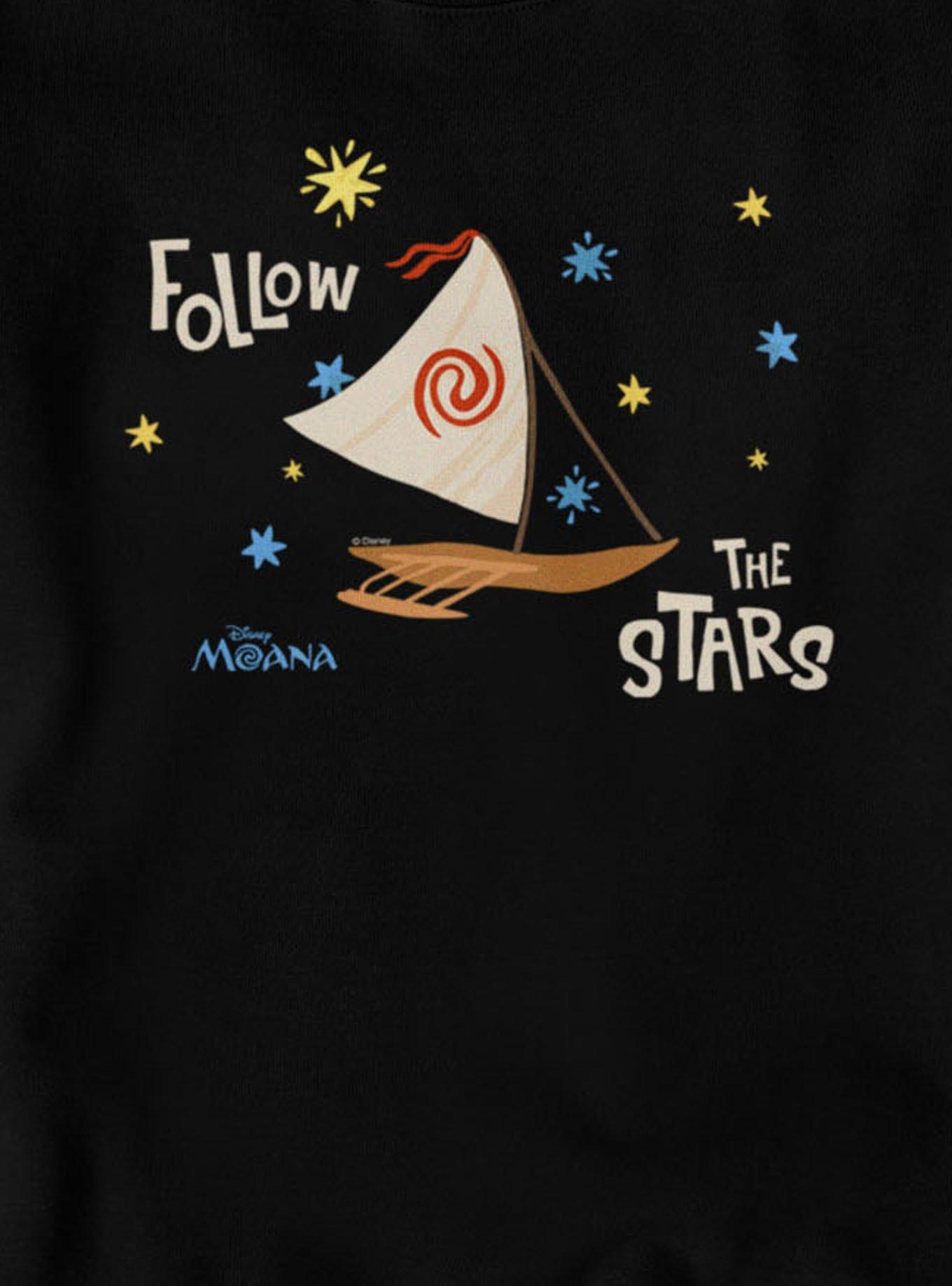 Disney Moana Follow The Stars Boat Sweatshirt Box Lunch Exclusive, , hi-res