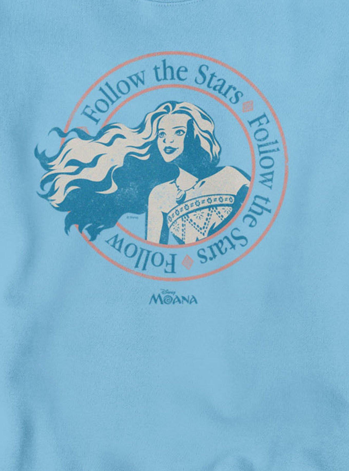 Disney Moana Follow The Stars Crest Sweatshirt Box Lunch Exclusive, , hi-res