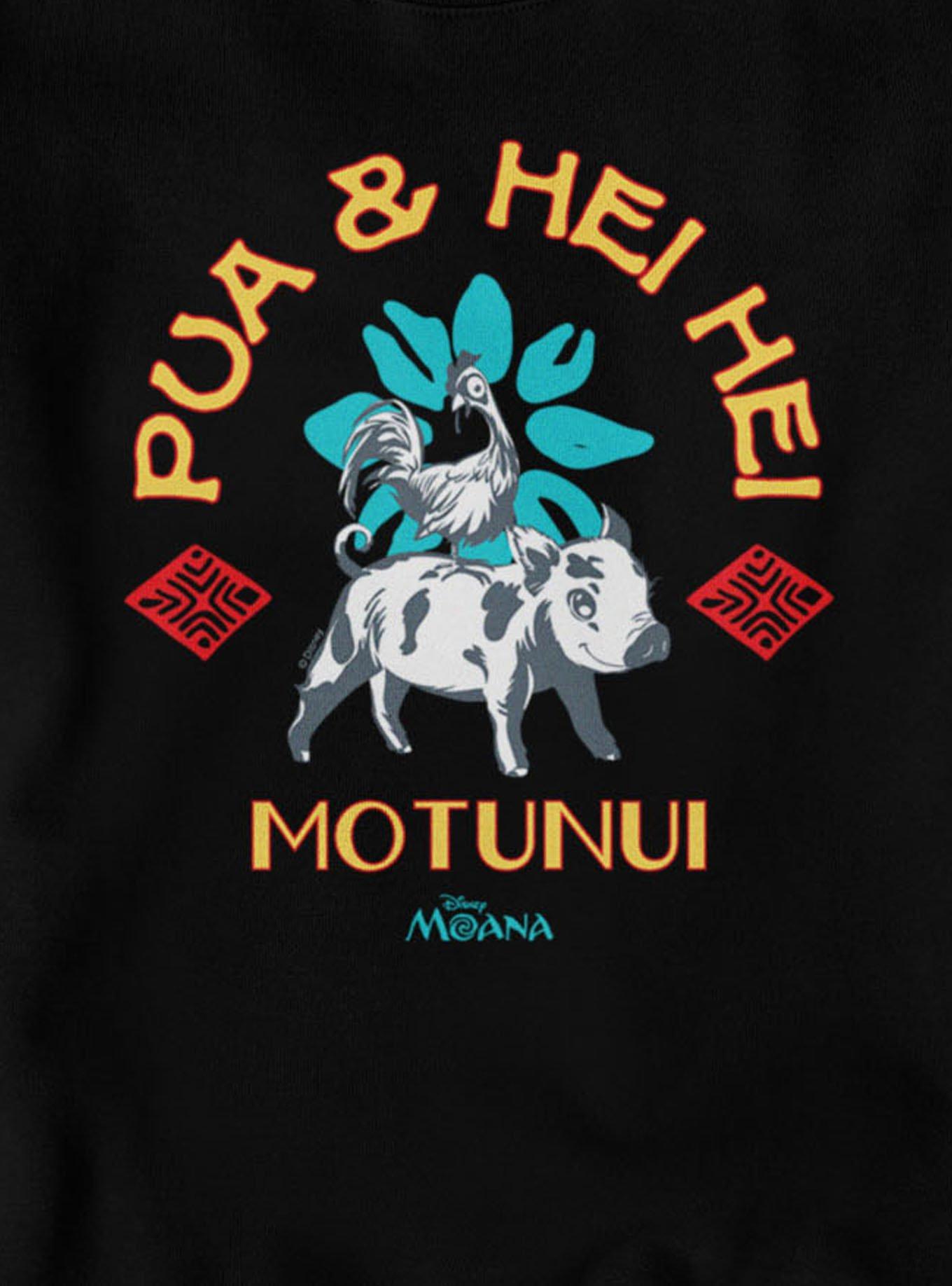 Disney Moana Pua And Hei Hei Ride Motunui Sweatshirt Box Lunch Exclusive, , hi-res