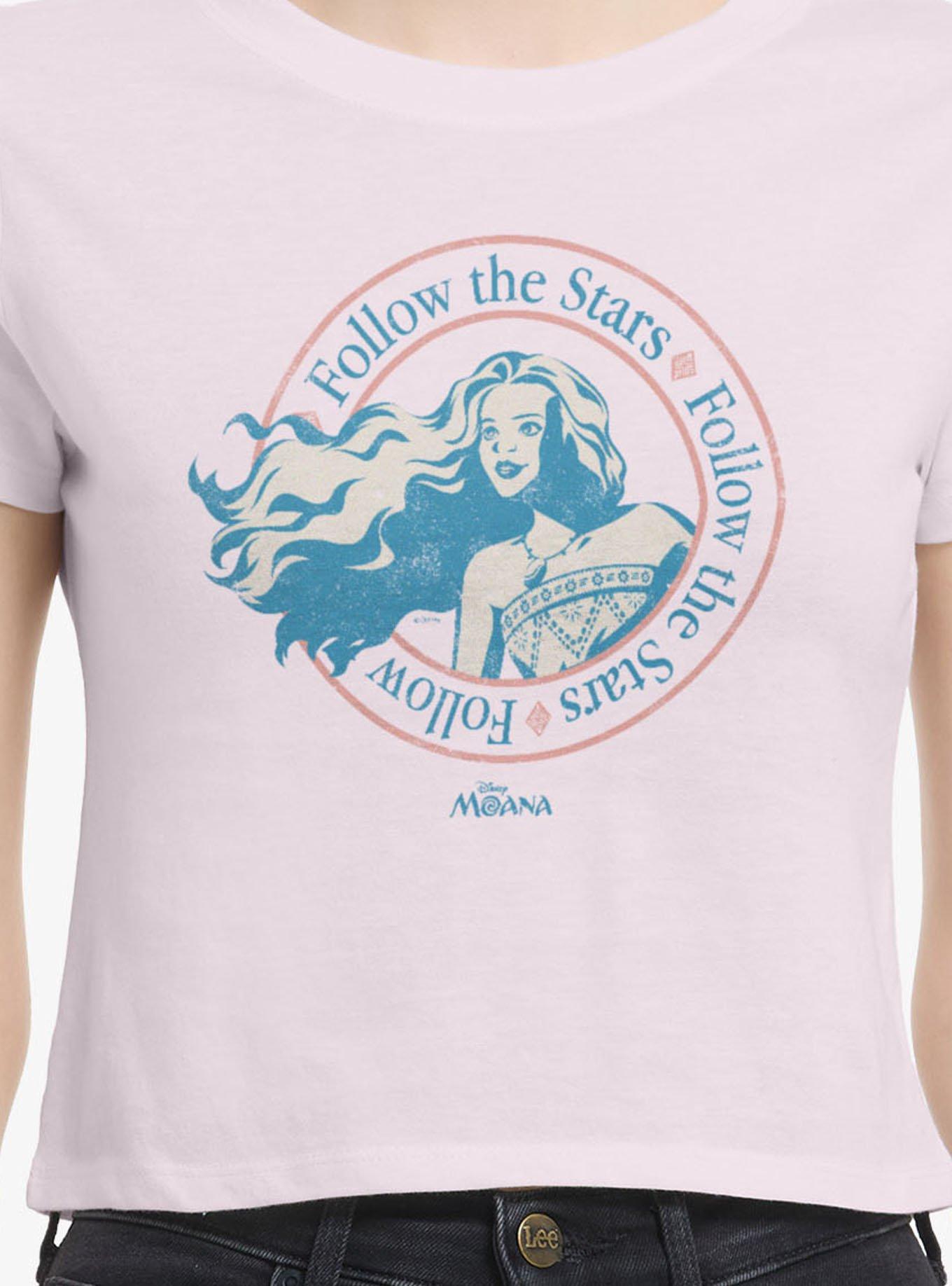 Disney Moana Follow The Stars Crest Women Baby T-Shirt Box Lunch Exclusive, , hi-res