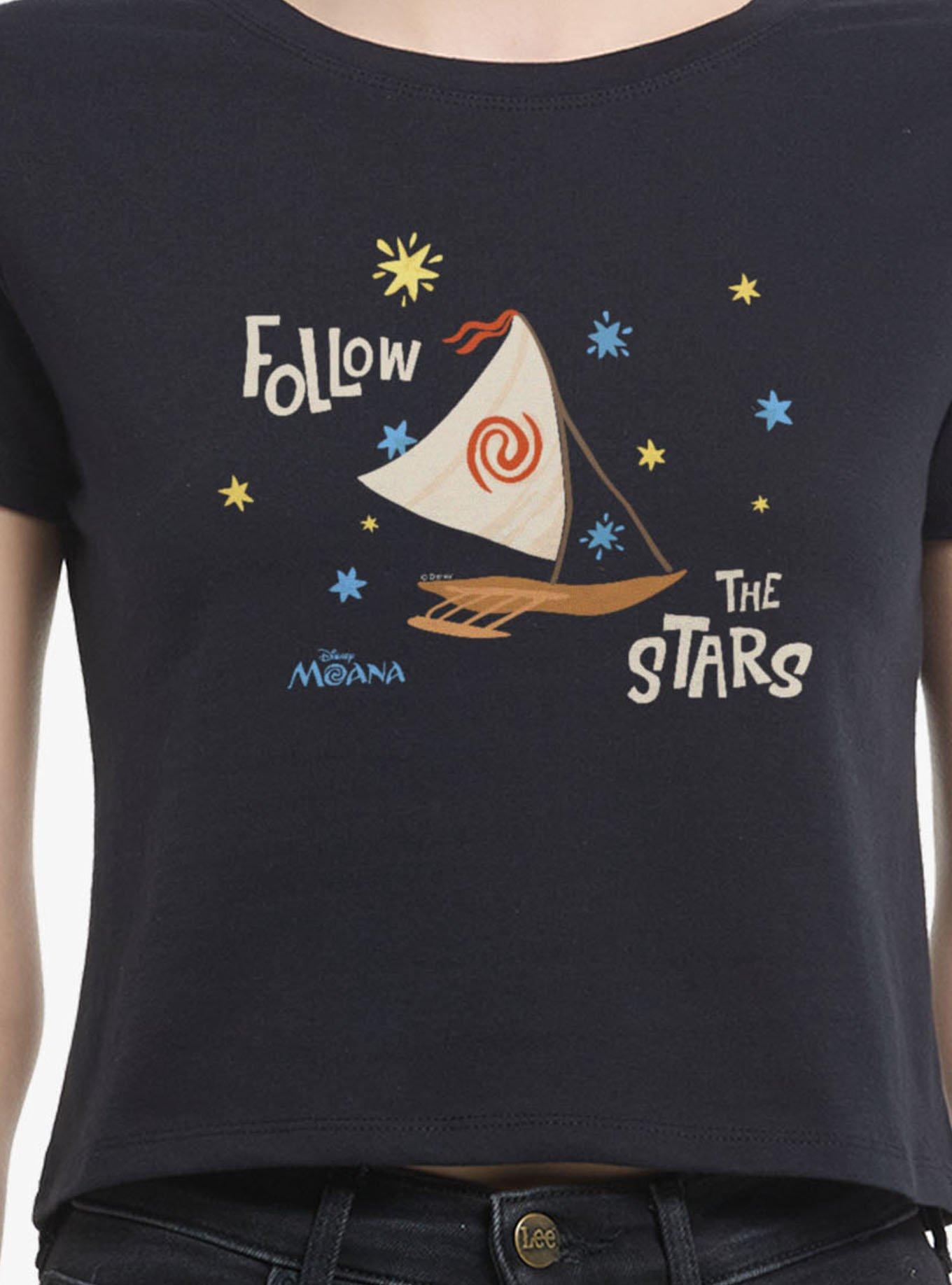 Disney Moana Follow The Stars Boat Women Baby T-Shirt Box Lunch Exclusive, , hi-res