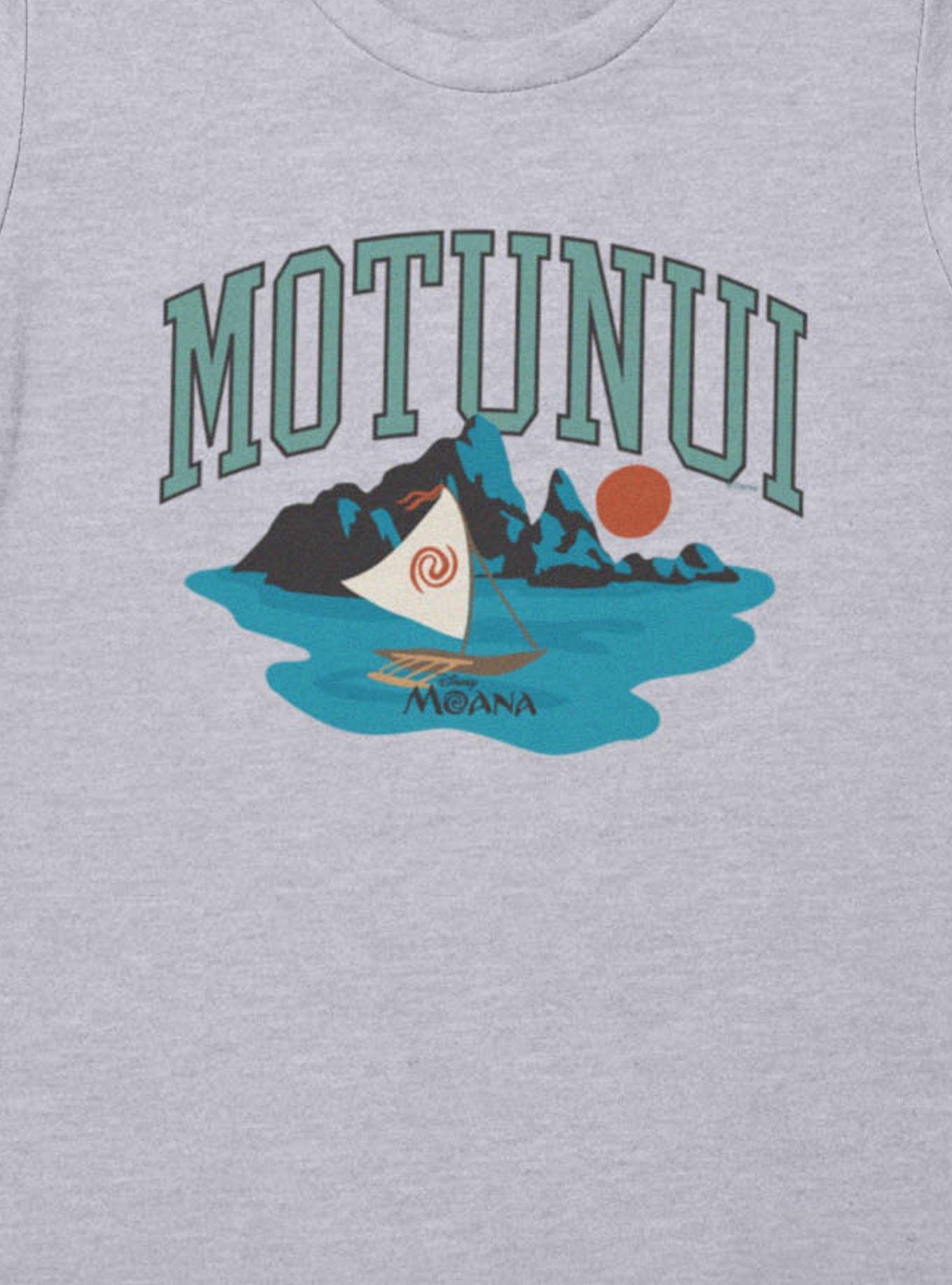 Disney Moana Motunui Boat Horizon Womens T-Shirt Box Lunch Exclusive, , hi-res