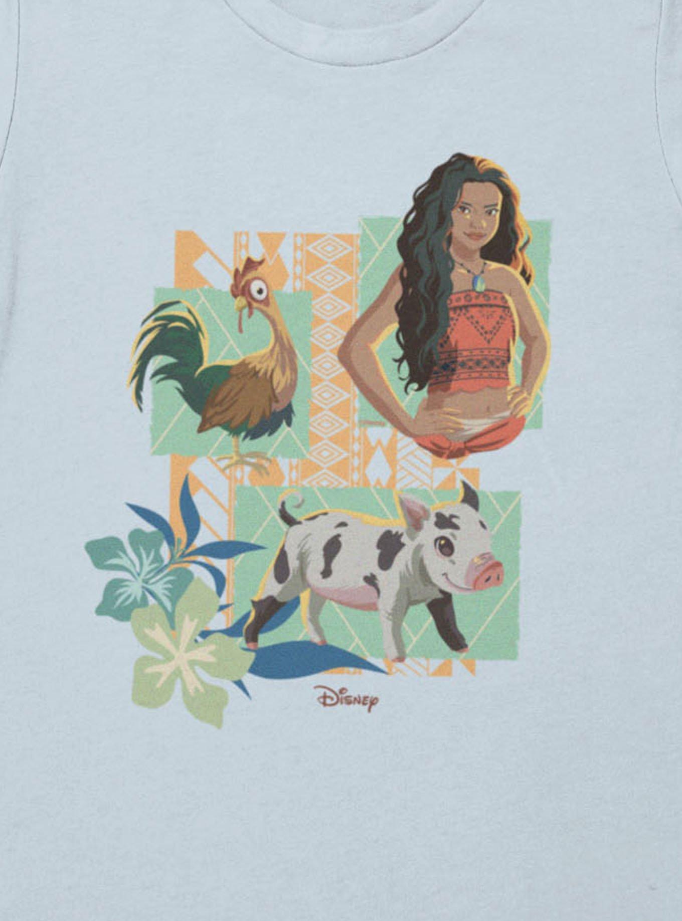 Disney Moana Hei Hei And Pua Panels Womens T-Shirt, , hi-res