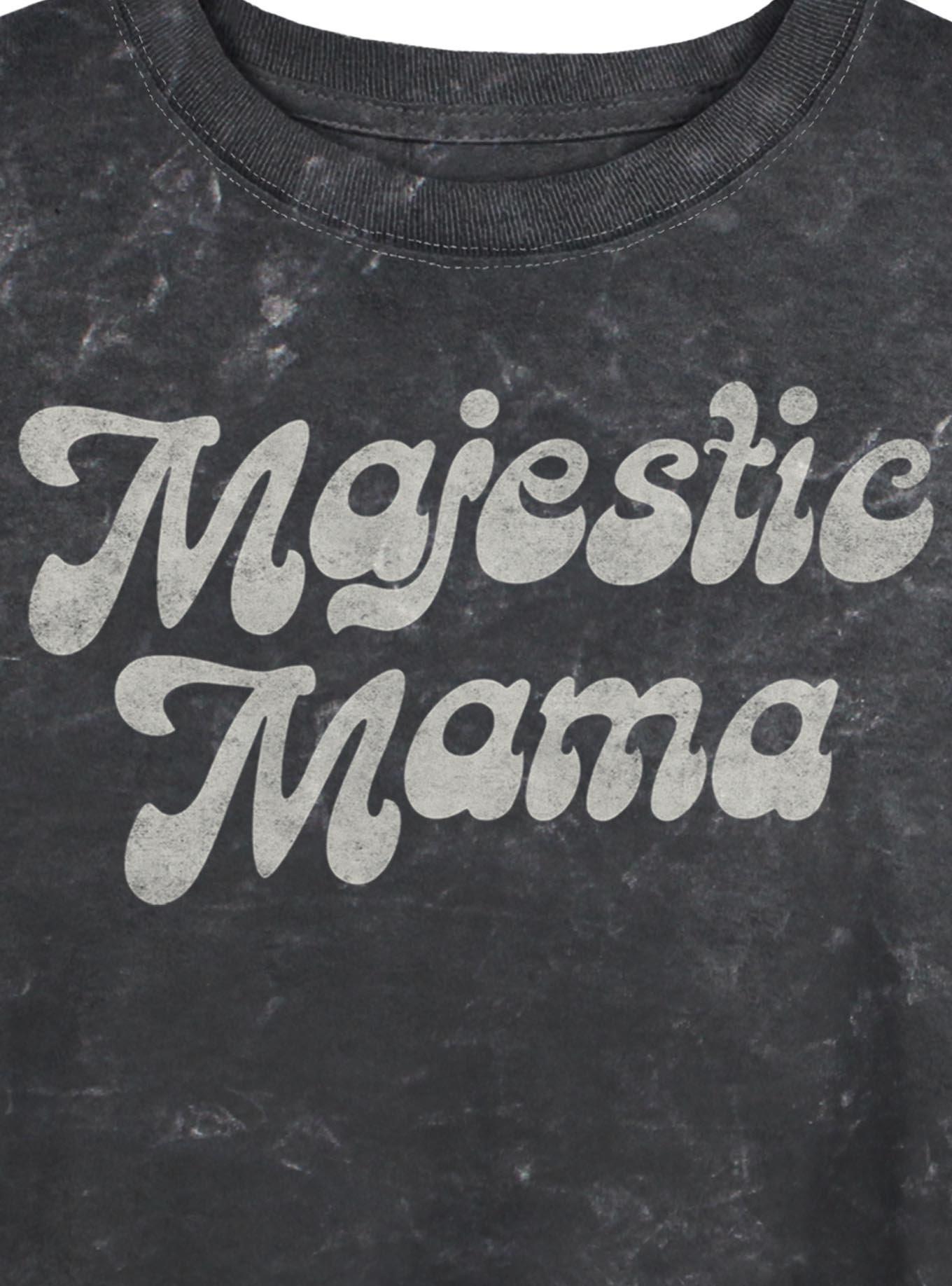 Majestic Mama Girls Mineral Wash Crop T-Shirt, , hi-res