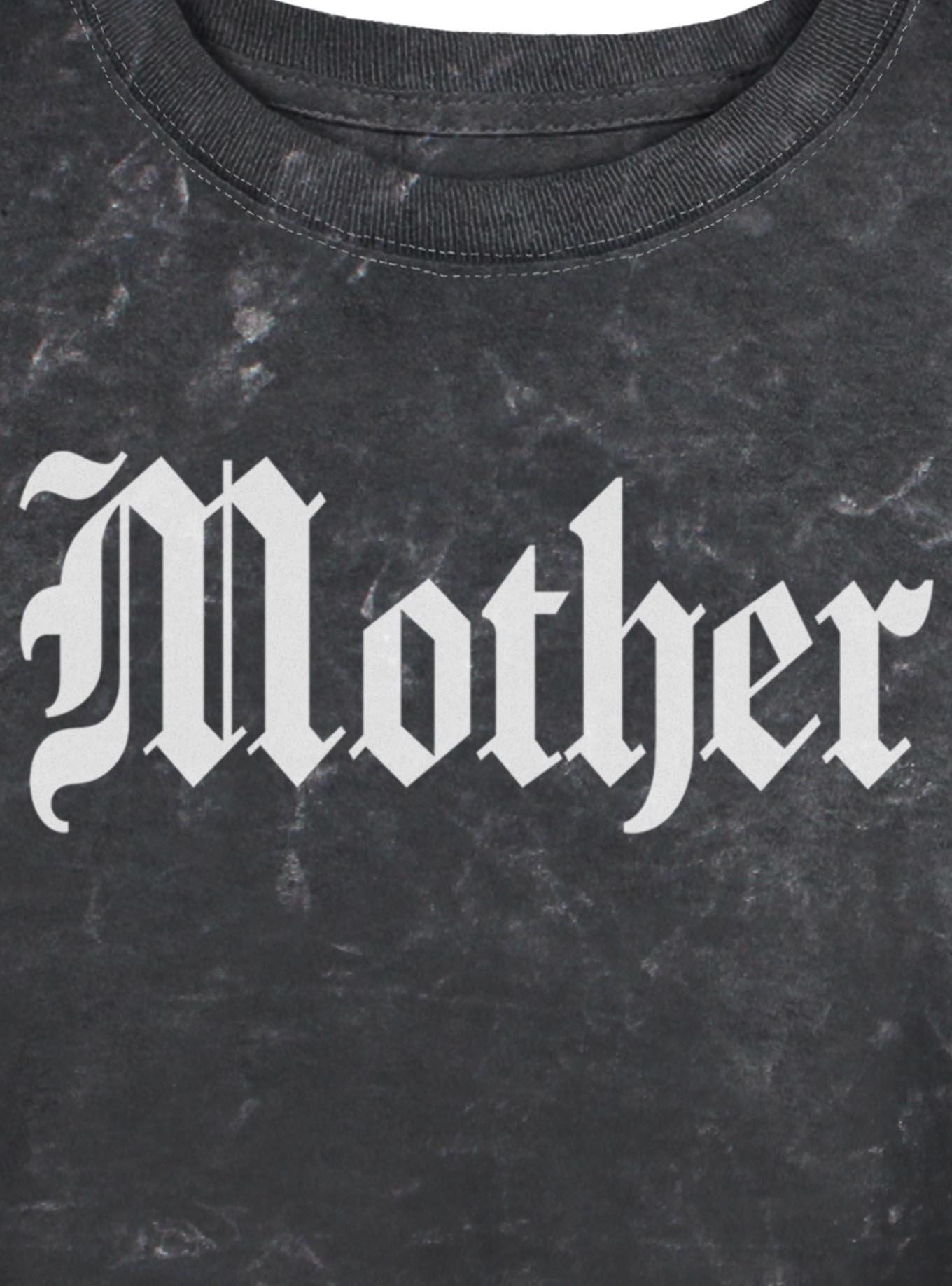 Old English Mother Girls Mineral Wash Crop T-Shirt, , hi-res