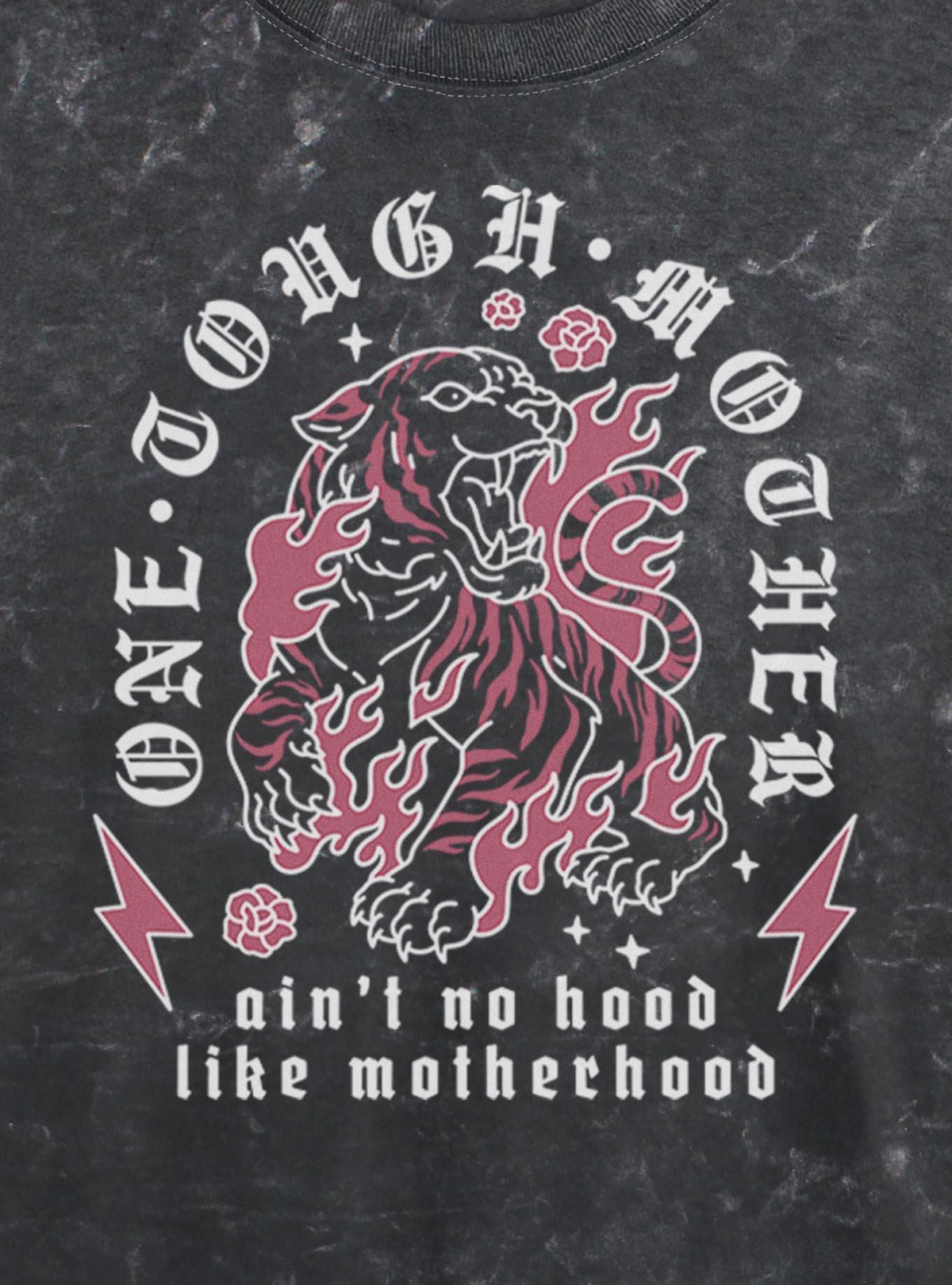 Tough Mother Girls Mineral Wash Crop T-Shirt, , hi-res