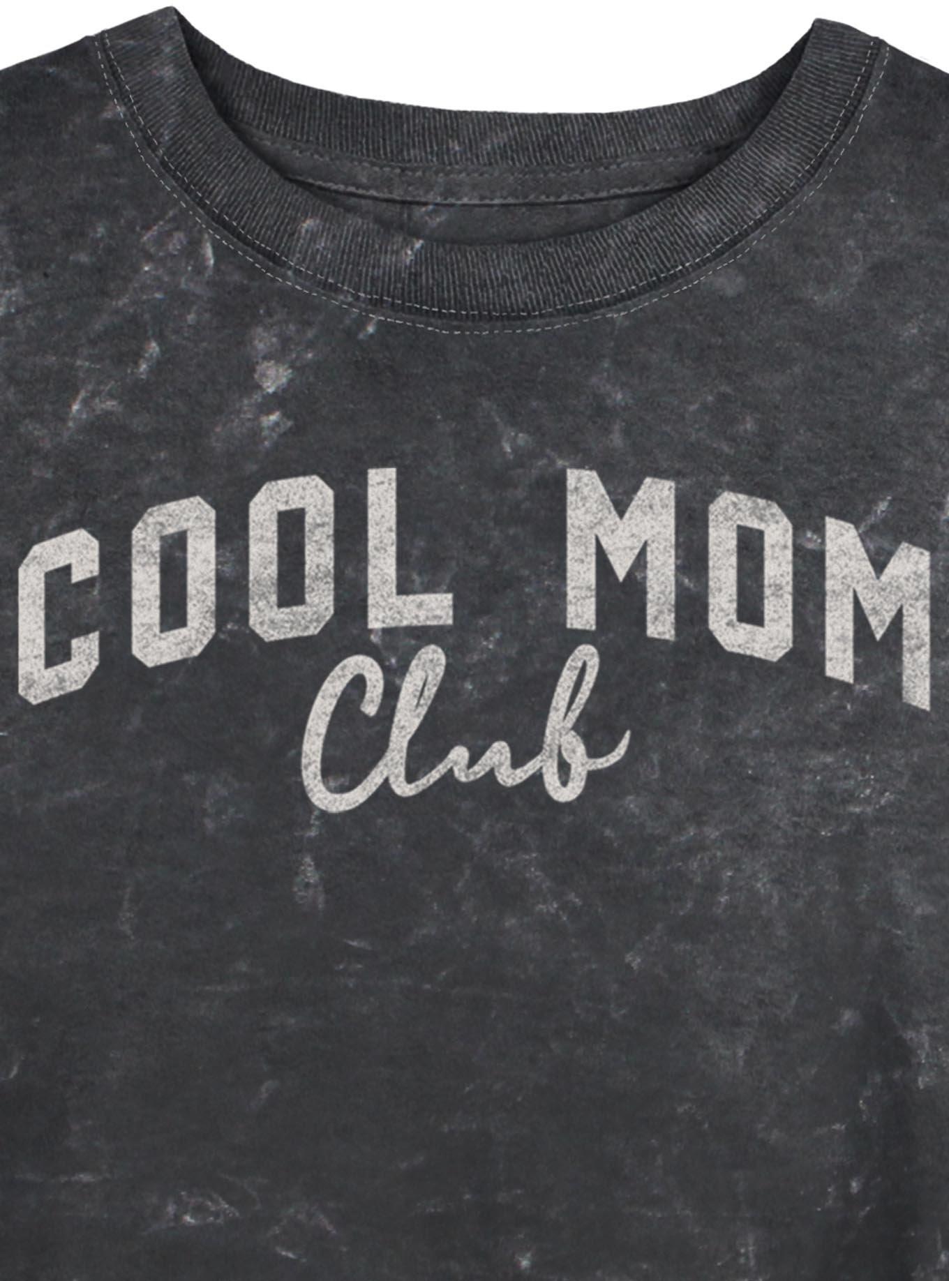 Cool Mom Club Girls Mineral Wash Crop T-Shirt, , hi-res