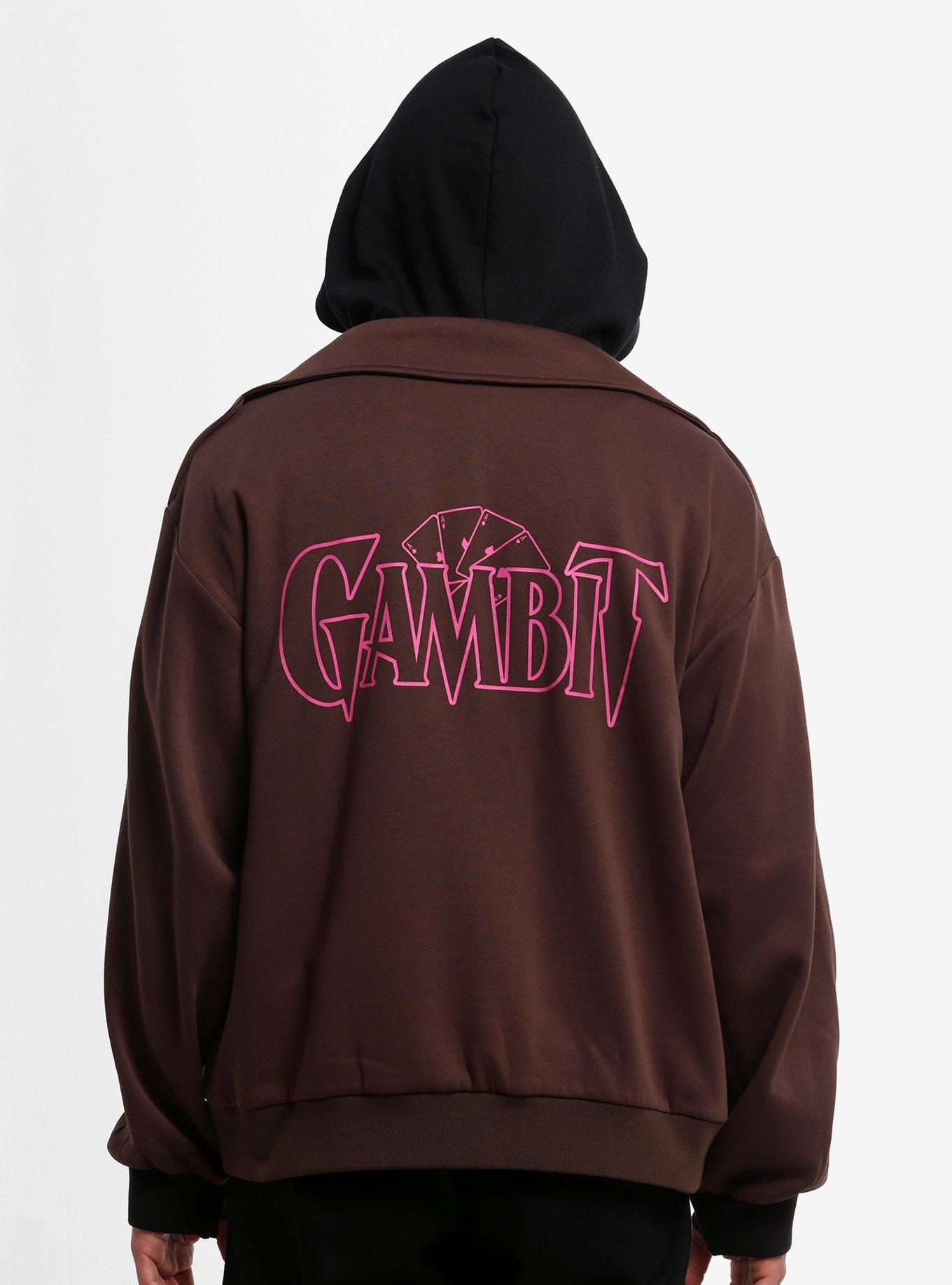 Marvel X-Men Gambit Hoodie, BROWN, alternate - view 2