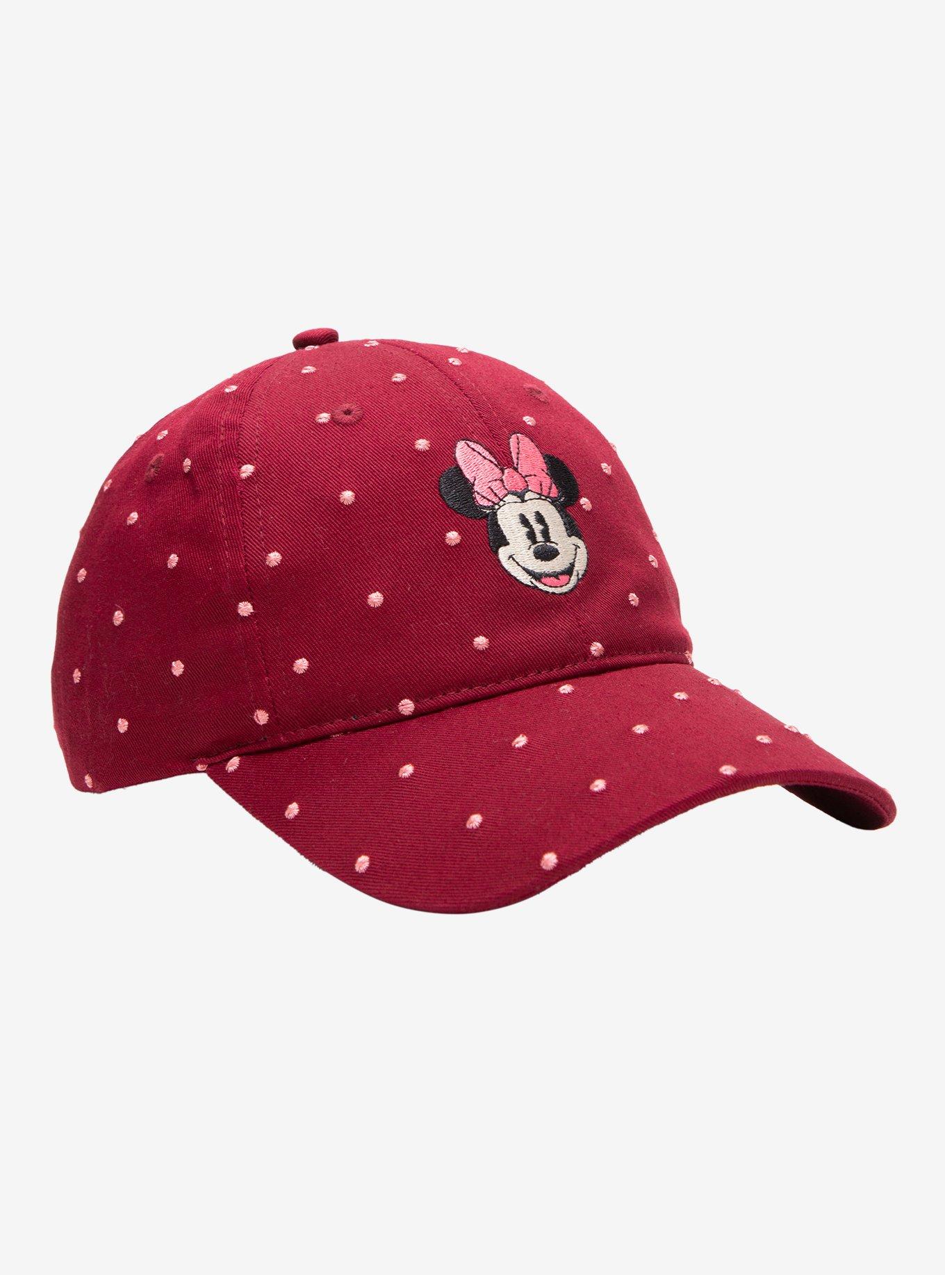 Disney Minnie Mouse Polka Dot Ball Cap - BoxLunch Exclusive, , alternate - view 3