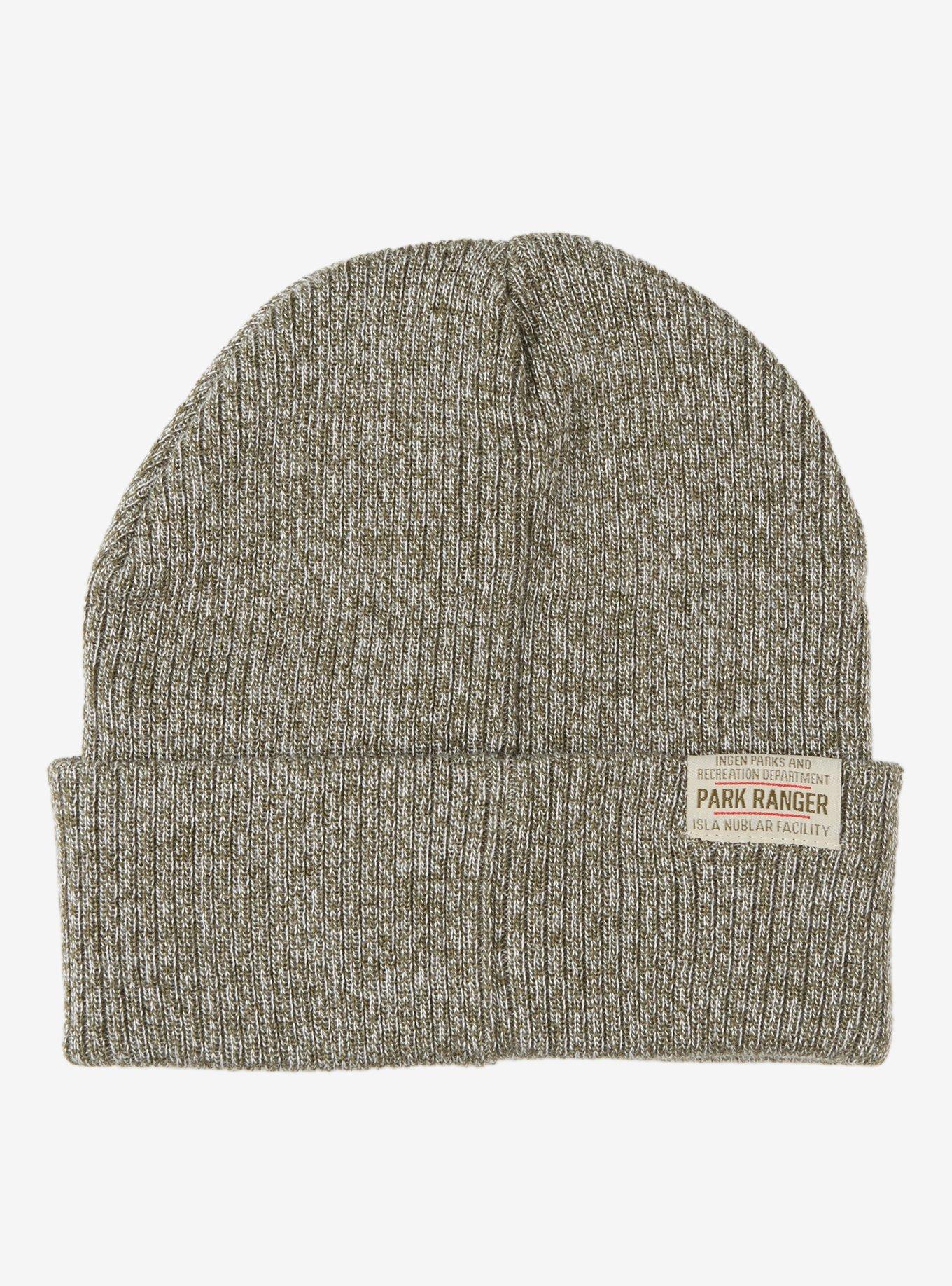 Jurassic Park Embroidered Logo Patch Beanie - BoxLunch Exclusive