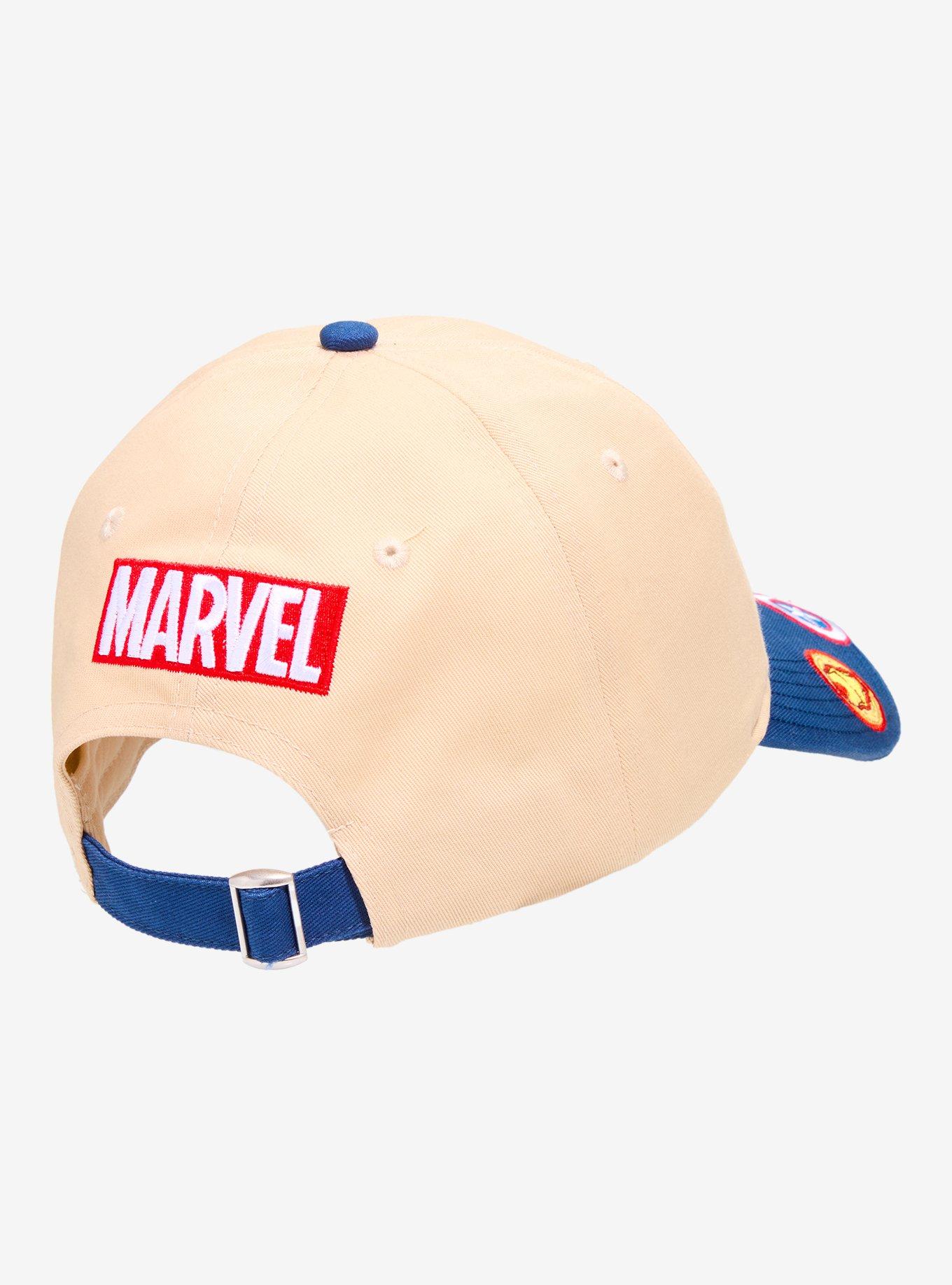 Marvel Avengers Badges Ball Cap - BoxLunch Exclusive, , alternate - view 3
