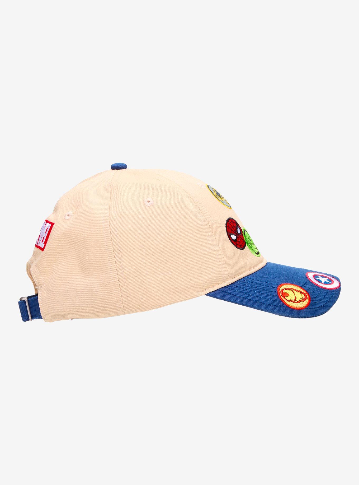 Marvel Avengers Badges Ball Cap - BoxLunch Exclusive, , alternate - view 4