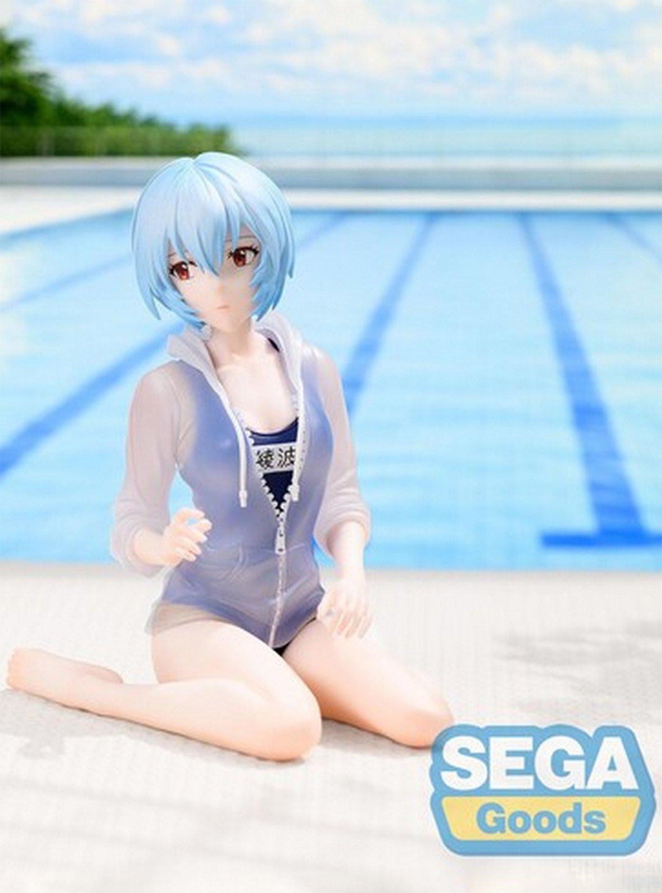 Sega Rebuild of Evangelion Yumemirize Rei Ayanami Figure (School Swimsuit Ver.), , alternate - view 3