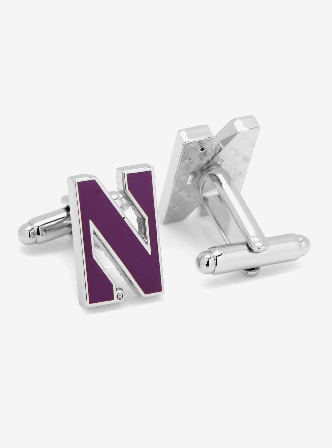 NCAA Northwestern University Cufflinks, , hi-res