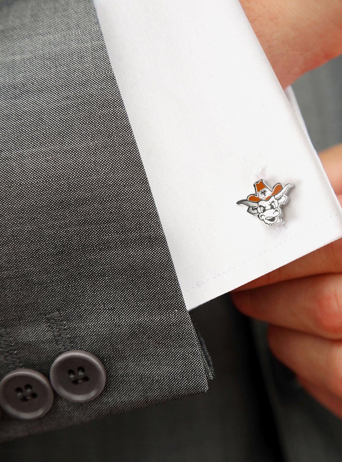 NCAA University of Texas Bevo Cufflinks, , hi-res