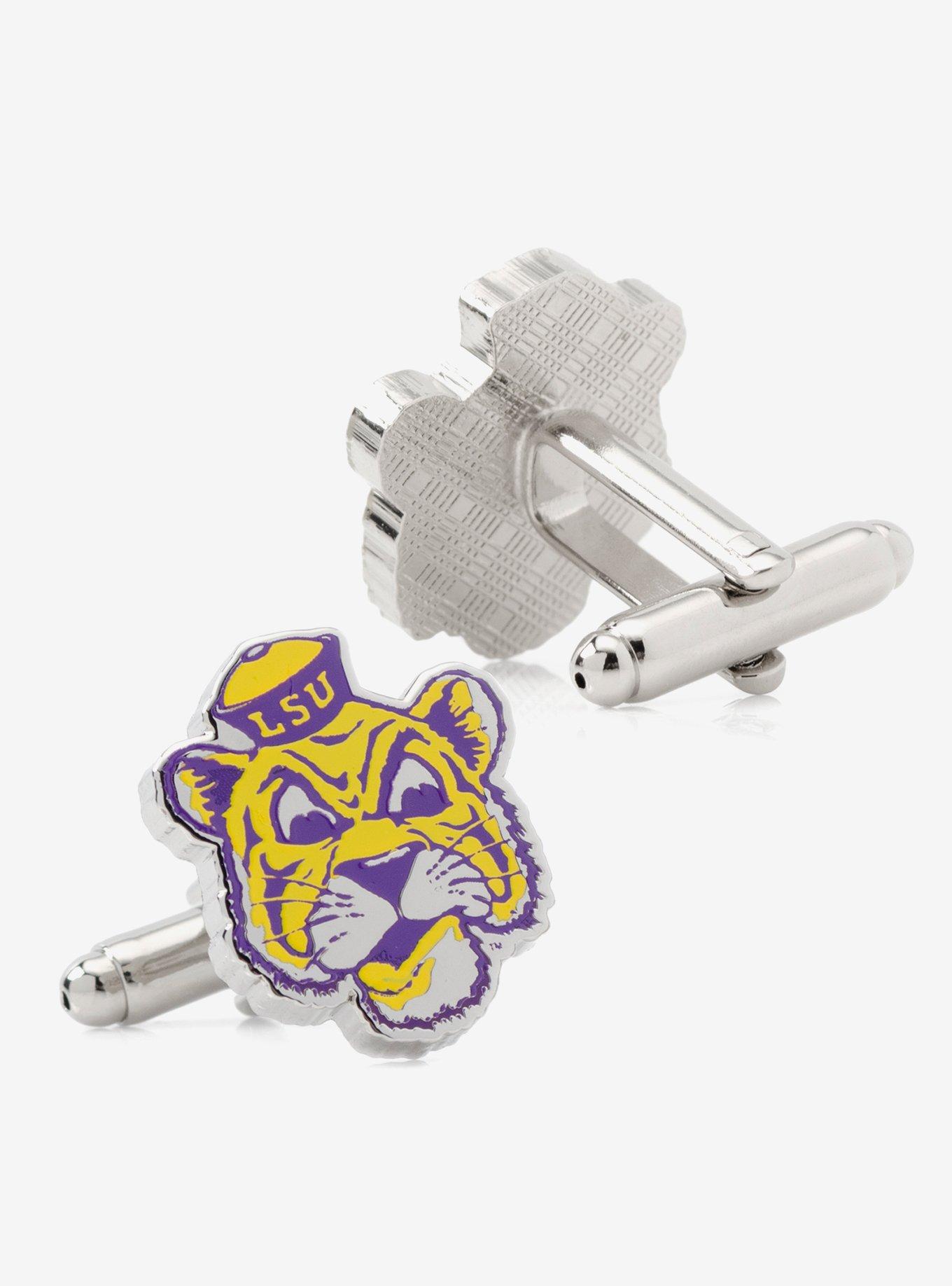 NCAA LSU Tigers Throwback Cufflinks, , hi-res