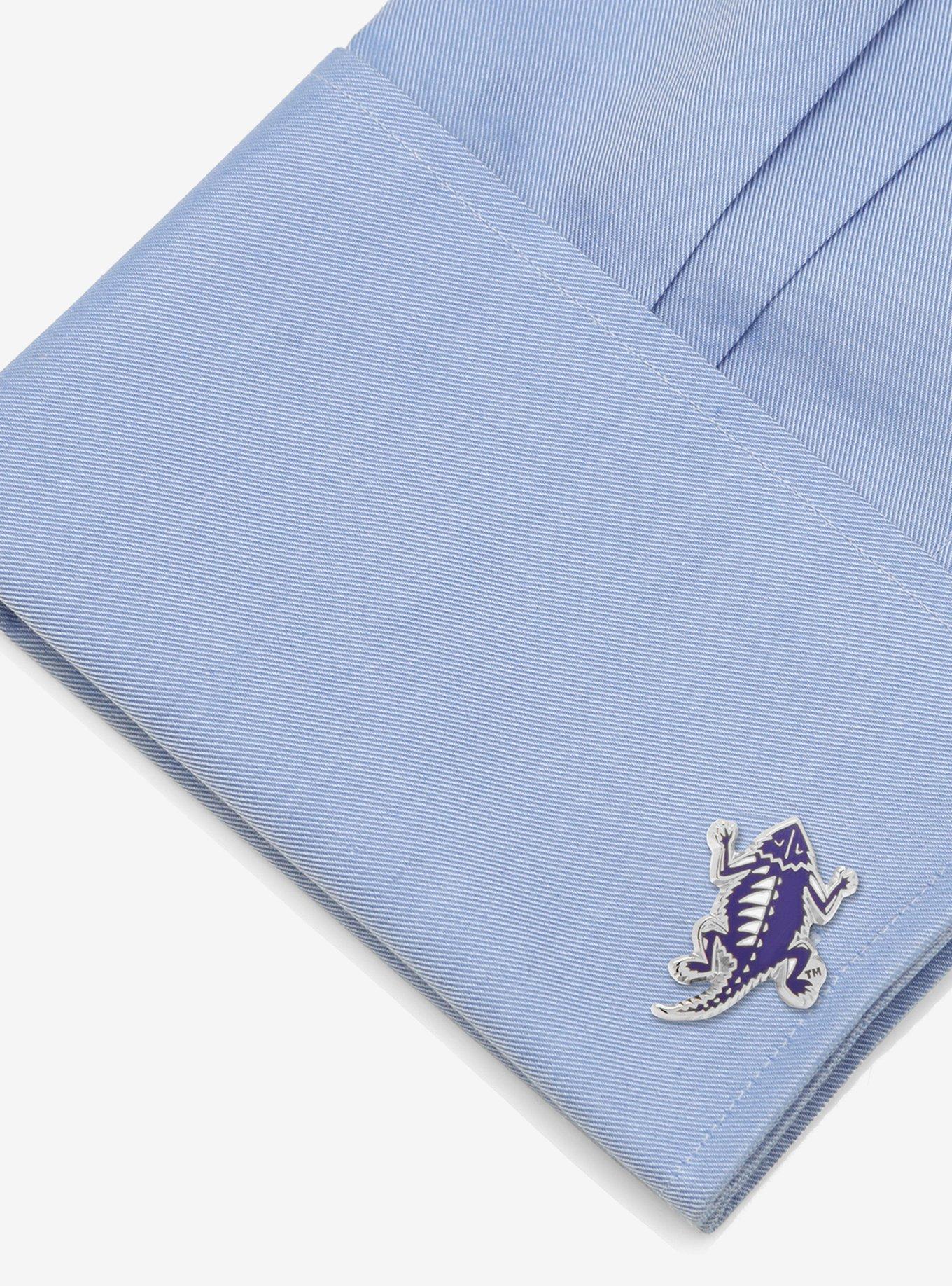 NCAA TCU Horned Frog Throwback Cufflinks, , alternate - view 3