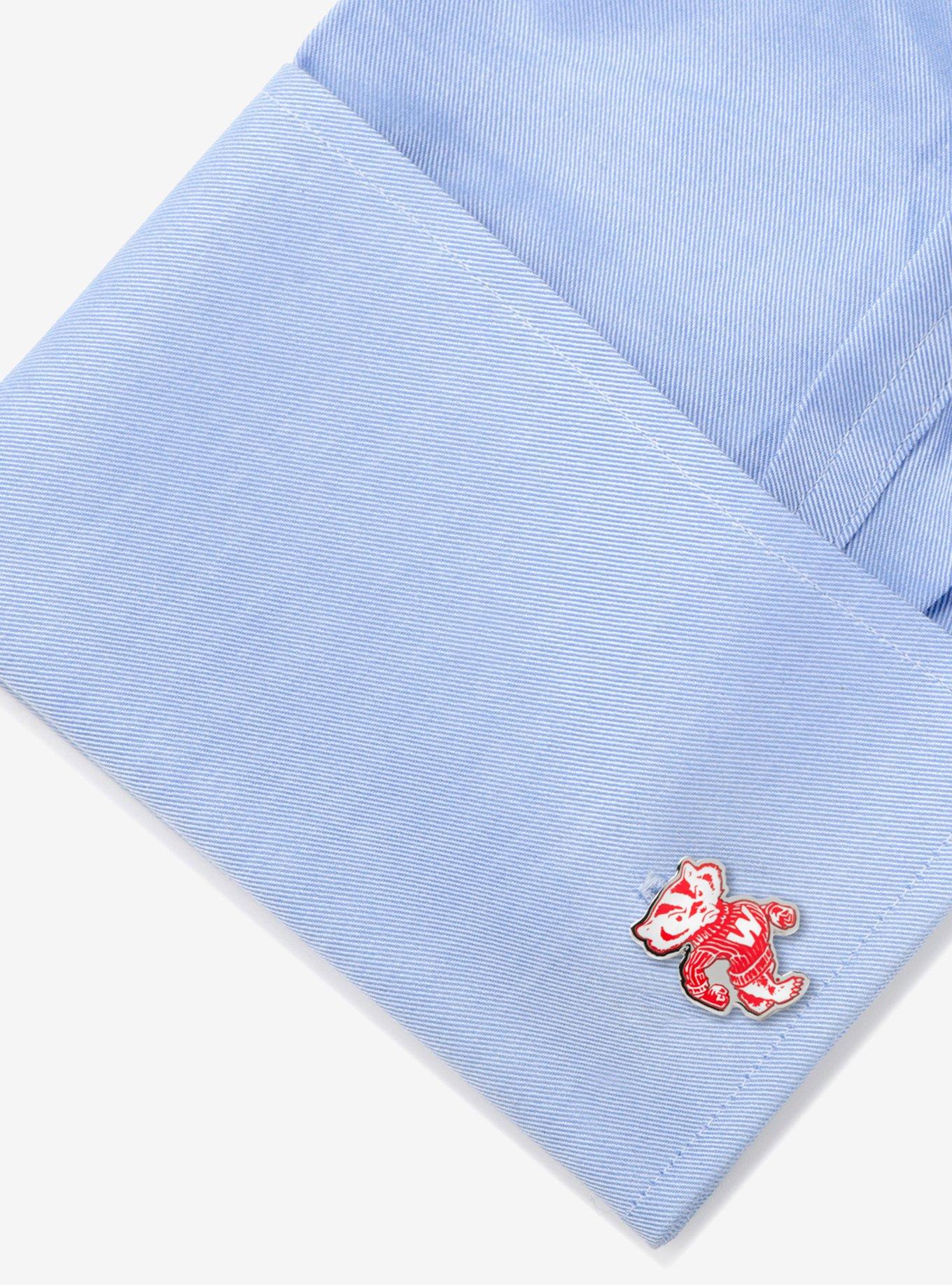 NCAA University of Wisconsin Badgers Throwback Cufflinks, , alternate - view 3