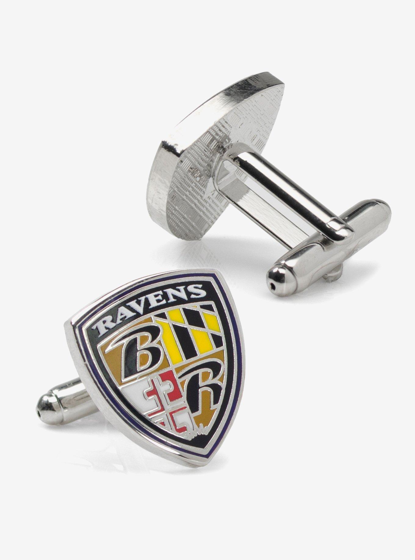 NFL Baltimore Ravens Shield Cufflinks, , alternate - view 3