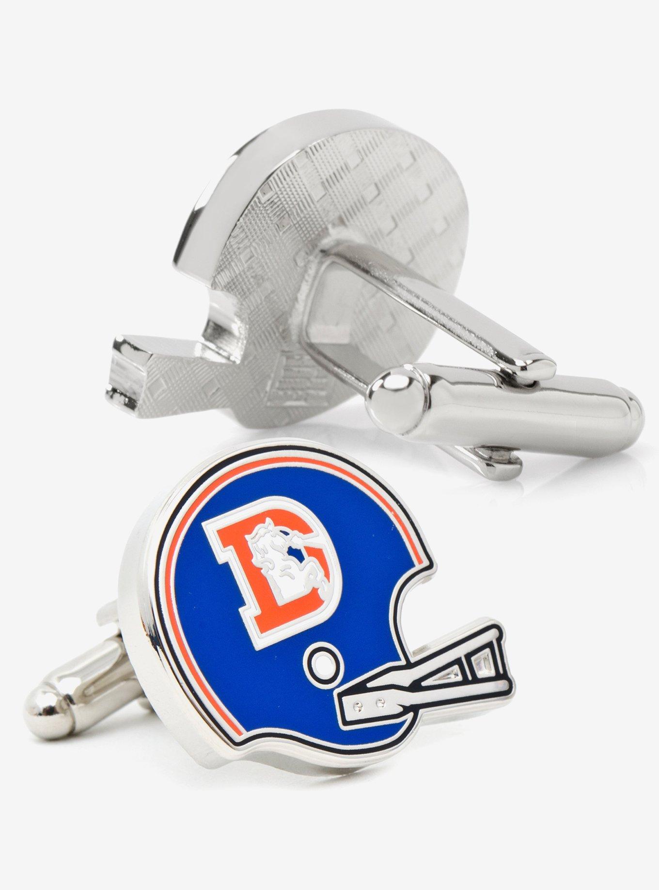 NFL Denver Broncos Throwback Helmet Cufflinks, , hi-res