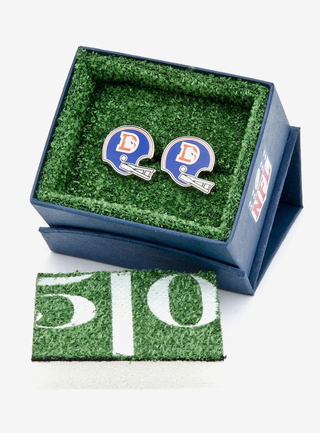 NFL Denver Broncos Throwback Helmet Cufflinks, , alternate