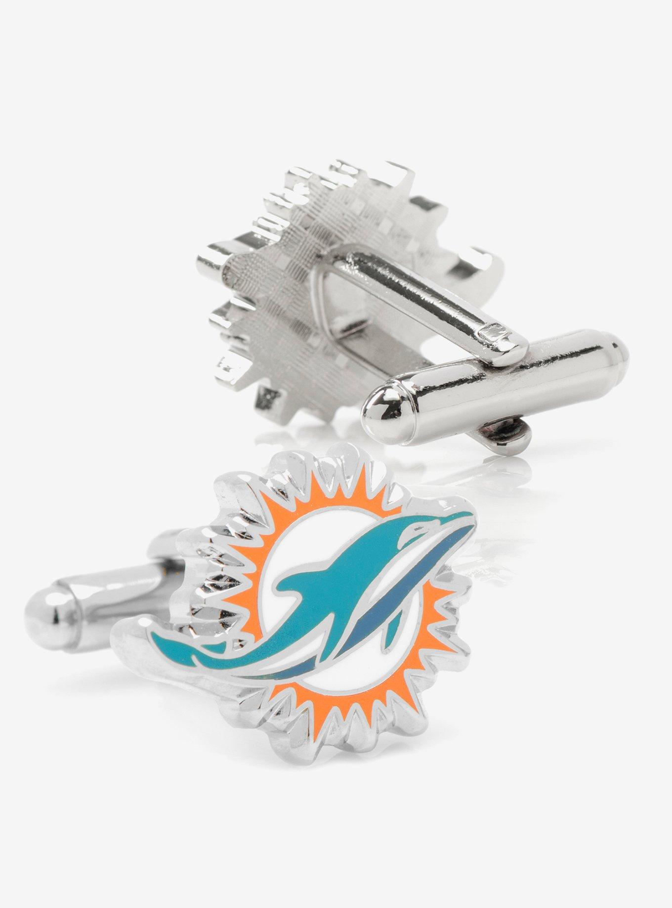 NFL Miami Dolphins Cufflinks, , hi-res