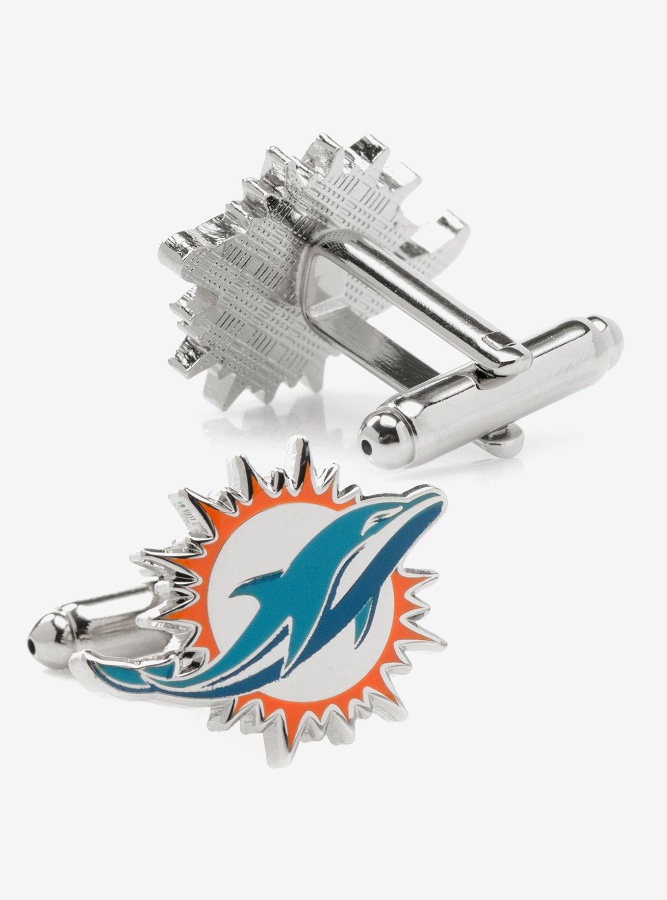 NFL Miami Dolphins Cufflinks, , alternate