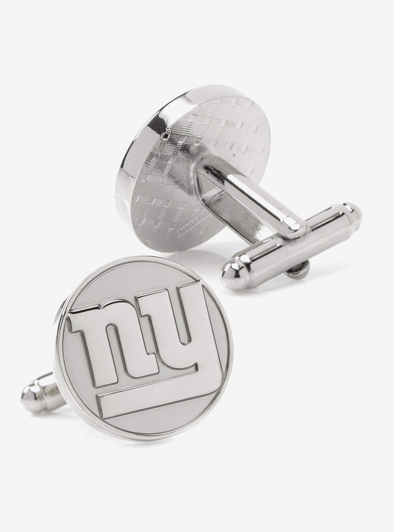 NFL New York Giants Silver Edition Cufflinks, , hi-res