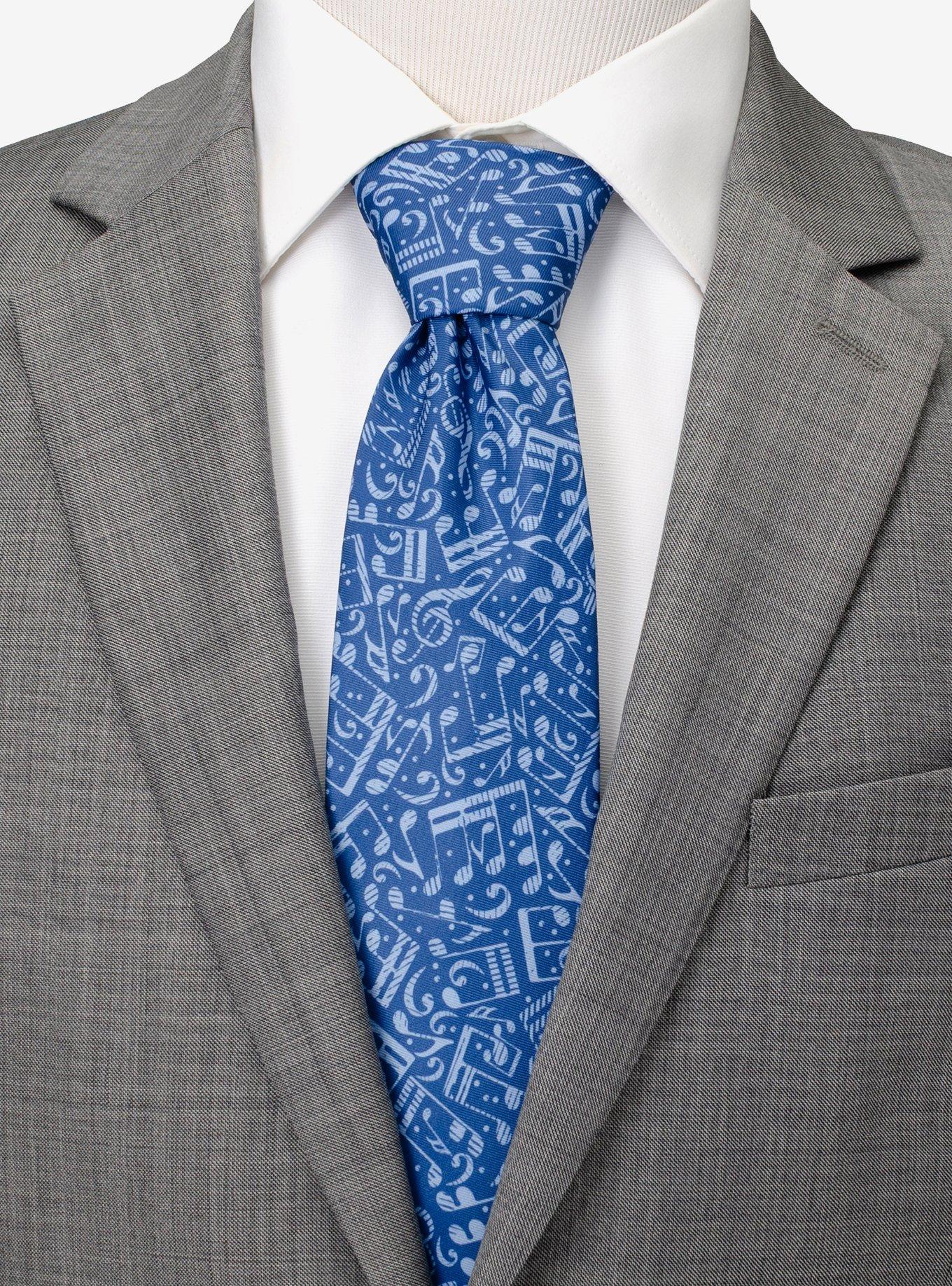 Grand Ole Opry Musical Blue Men's Tie, , hi-res