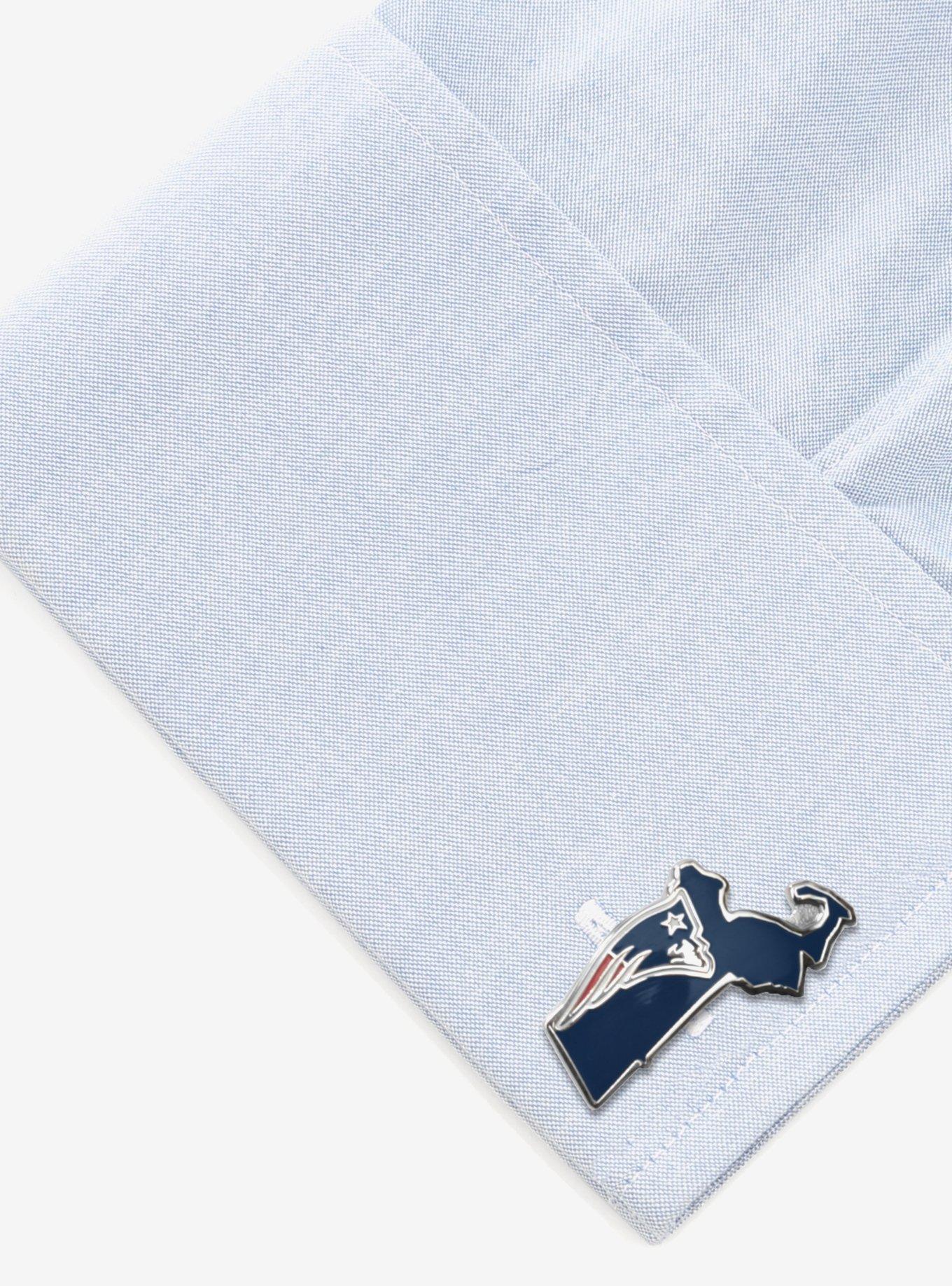 NFL New England Patriots State Shaped Cufflinks, , alternate - view 3